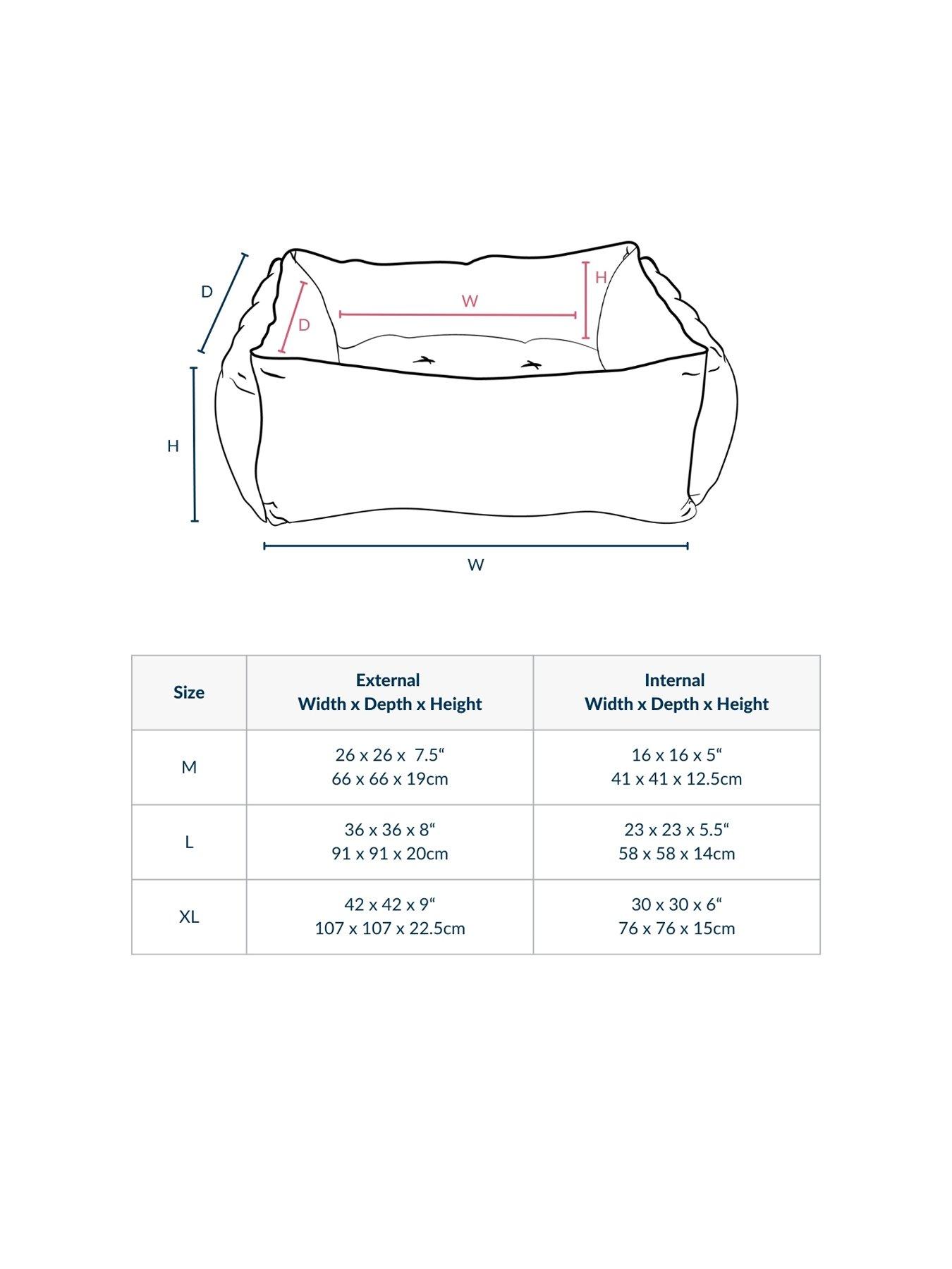 Image 4 of 4 of Lords and Labradors Boucle Box Bed For Dogs Granite