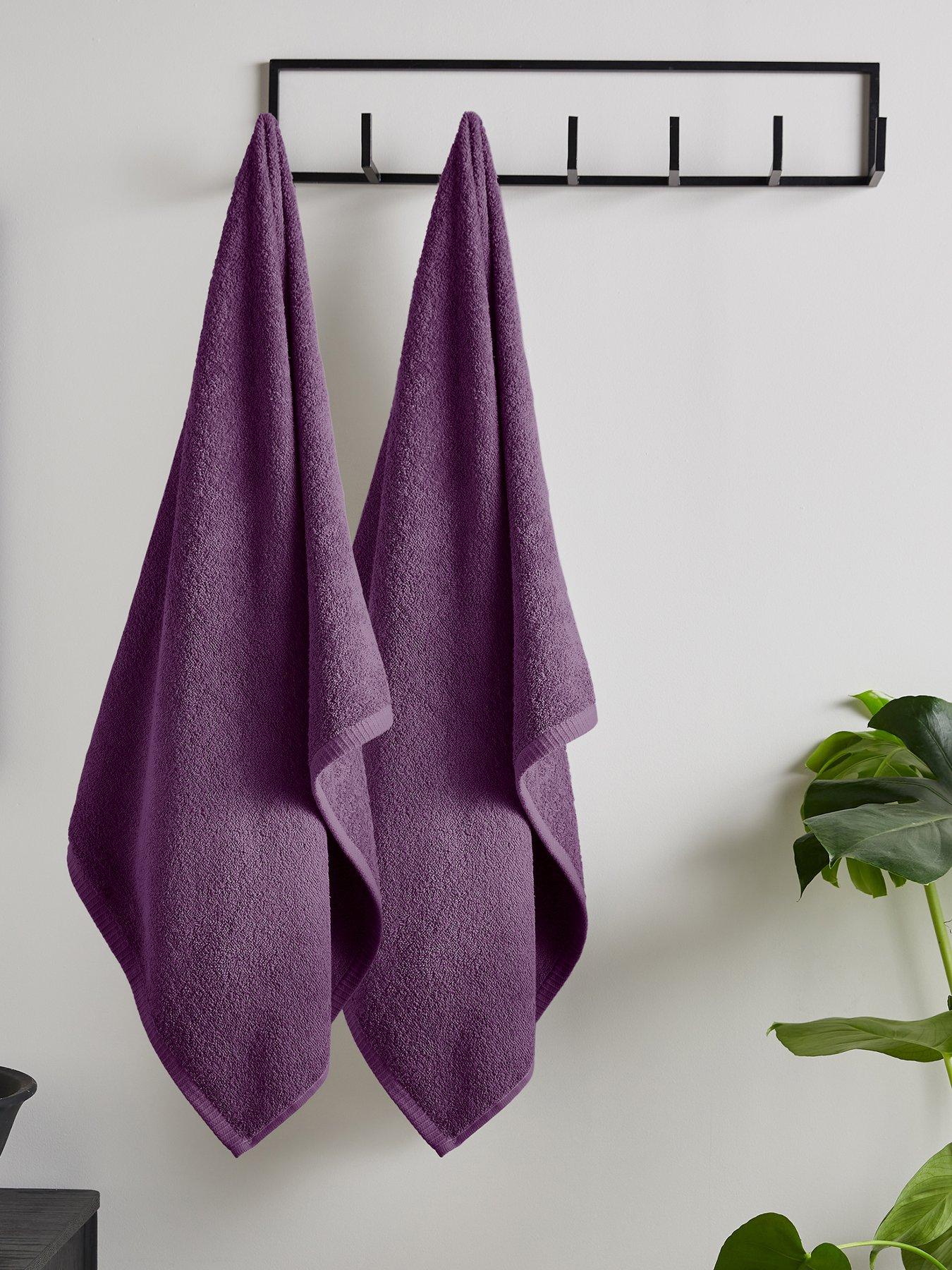 Catherine Lansfield Quick Dry Bath Sheet Pair