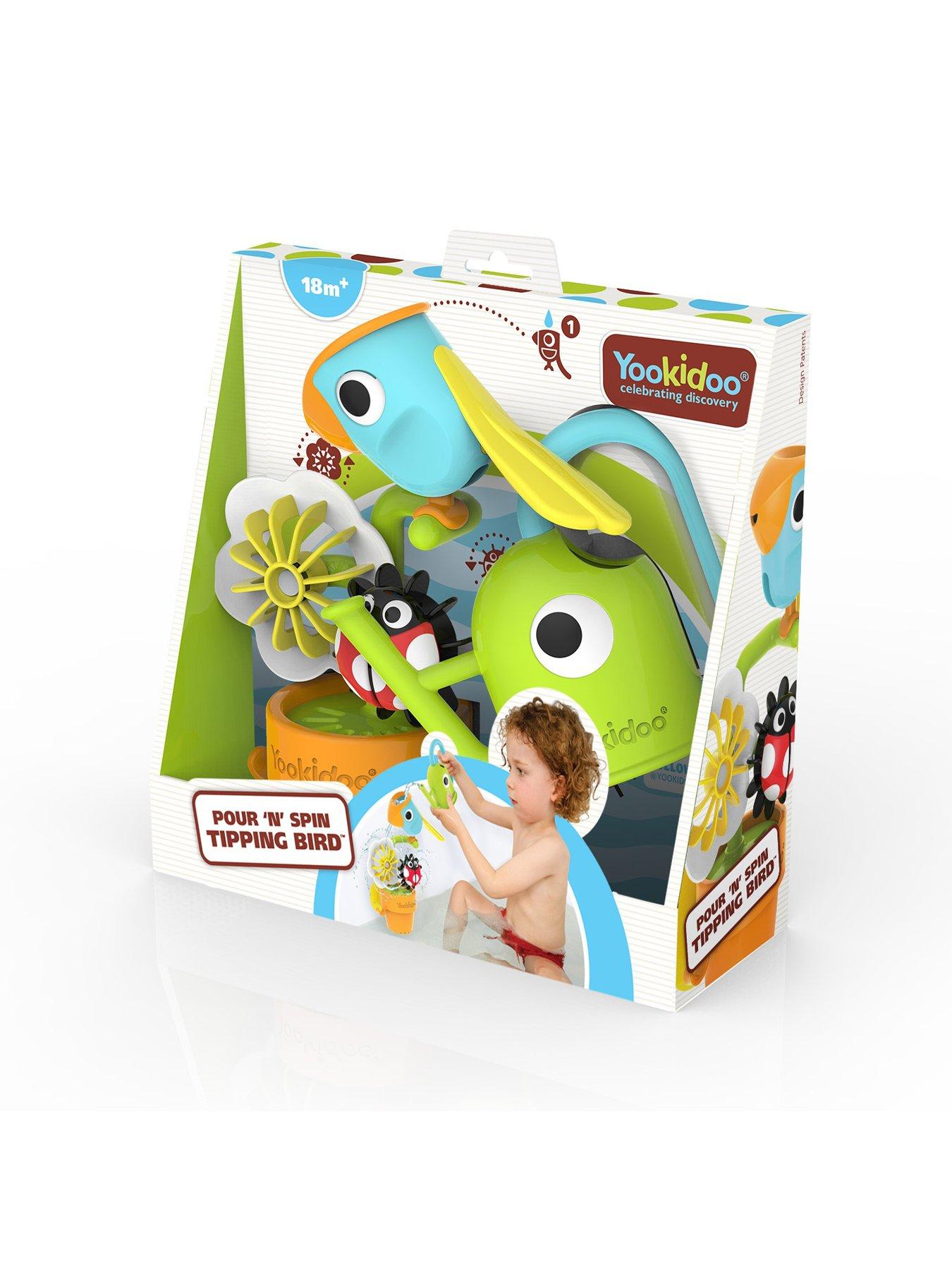 Image 2 of 5 of Yookidoo Pour 'N' Spin Tipping Bird