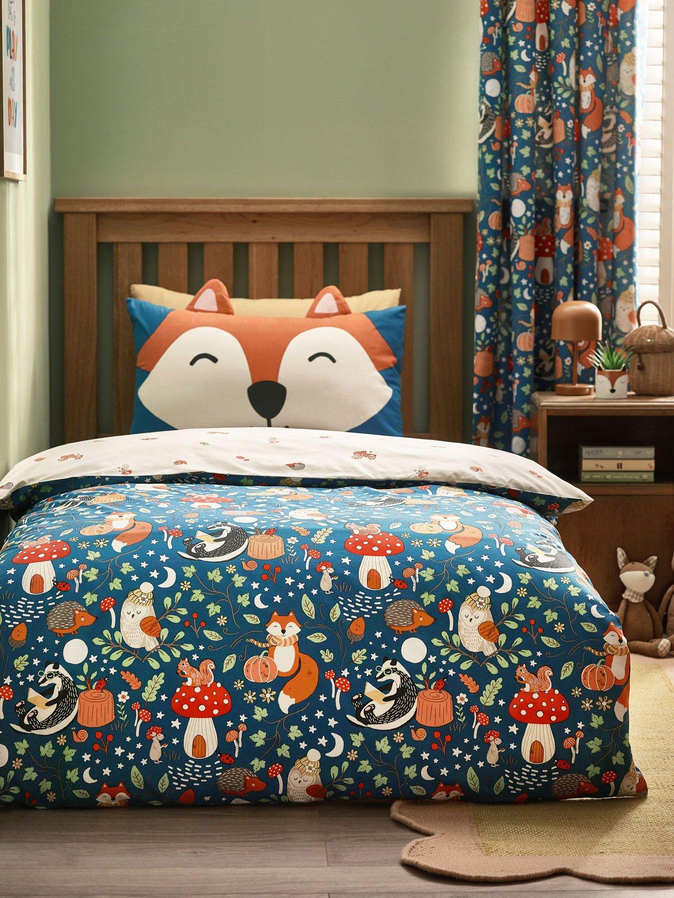 undefined Fox And Woodland Friends Duvet Set