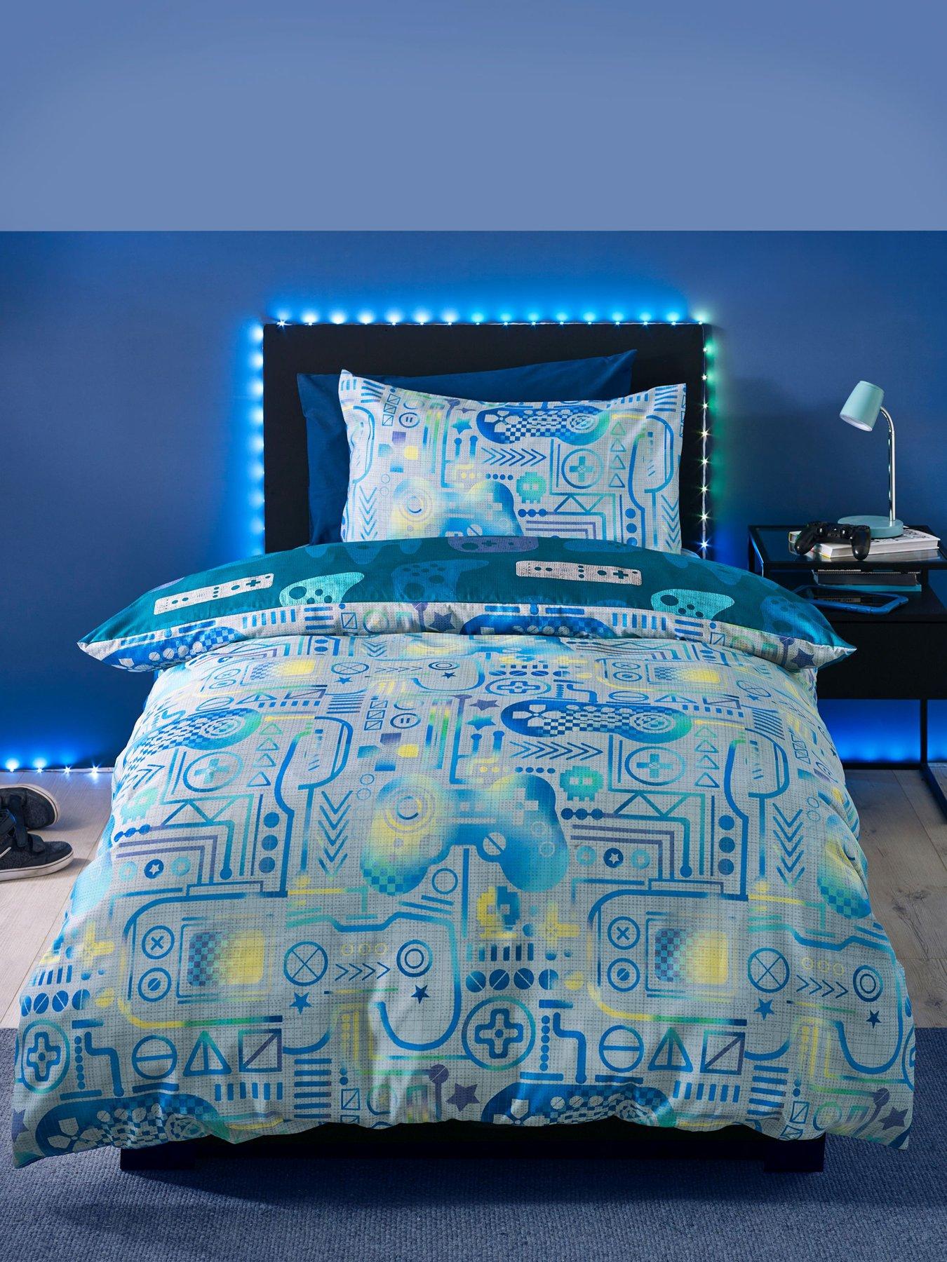 Image 3 of 6 of Catherine Lansfield Gamer So Soft Duvet Set Grey