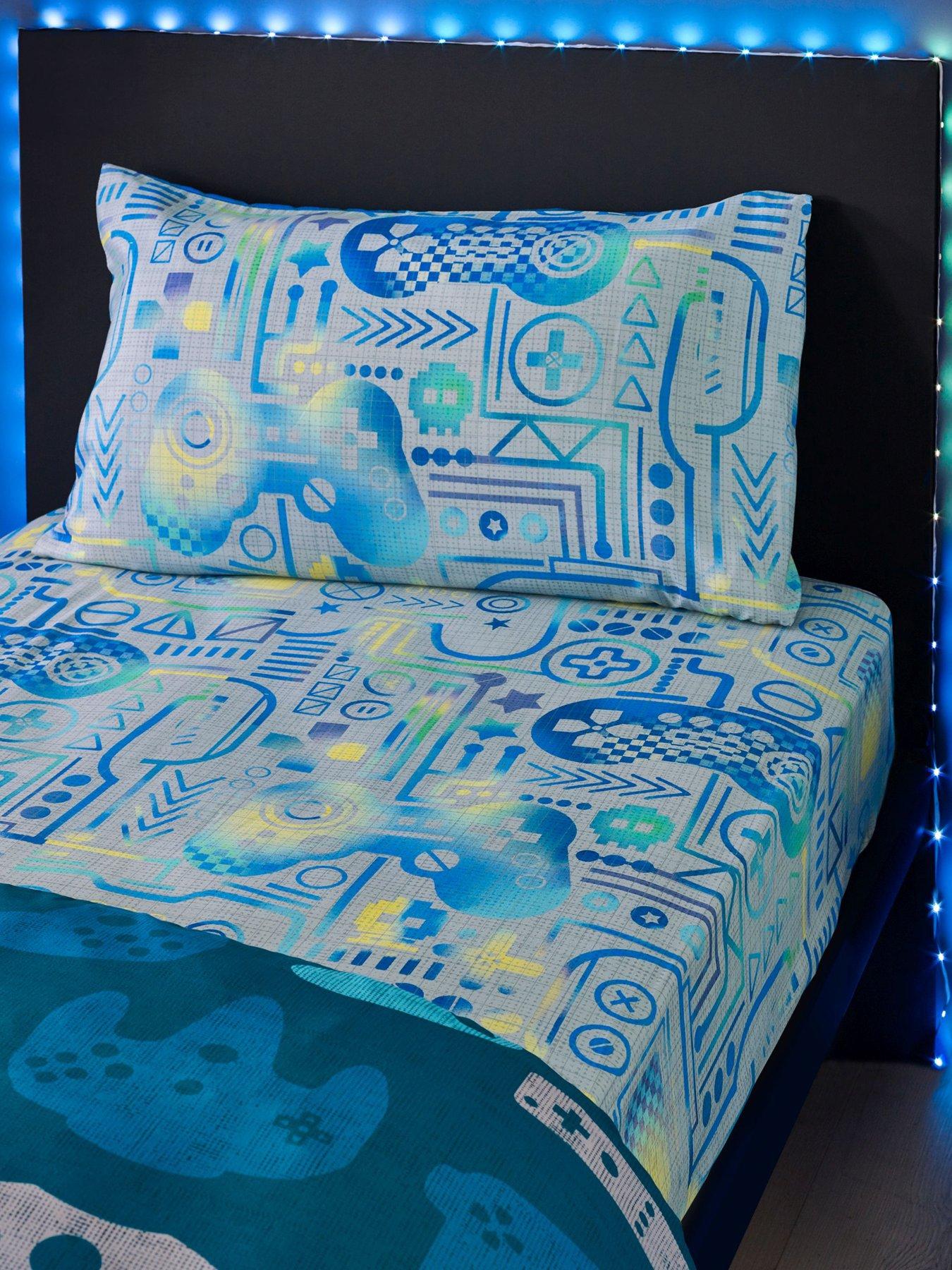 Catherine Lansfield Gamer So Soft Fitted Sheet Grey