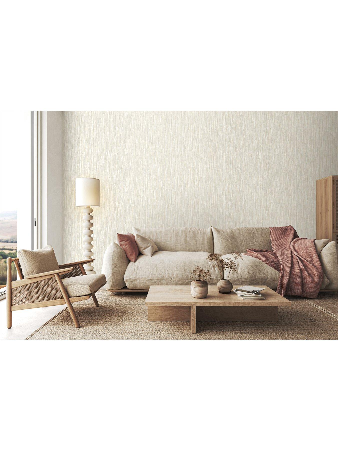 Image 3 of 6 of Rasch Rosalie Texture Wallpaper - Cream