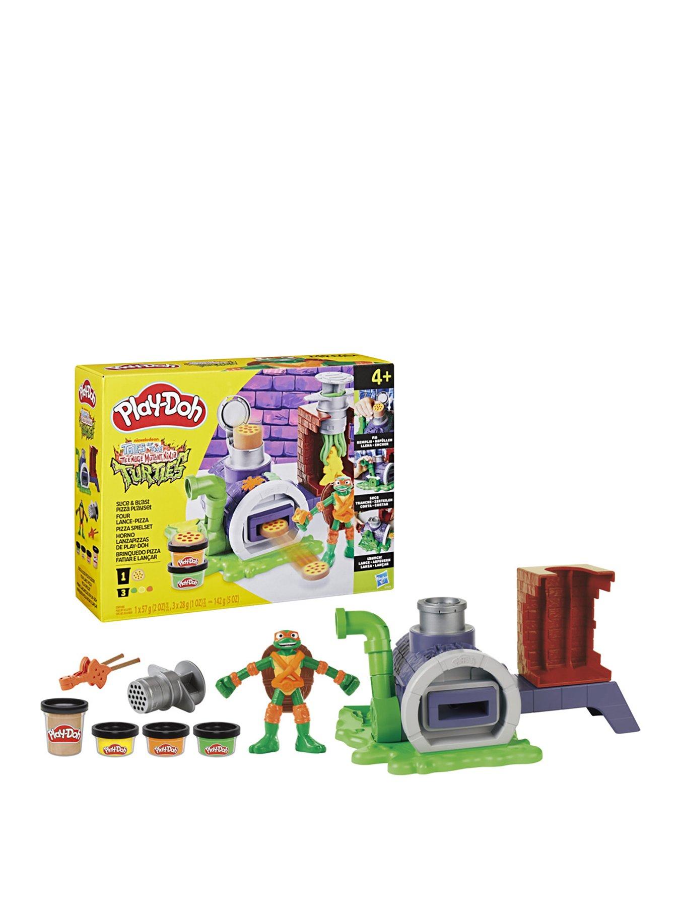 undefined Play Doh TMNT Slice and Blast Pizza Playset