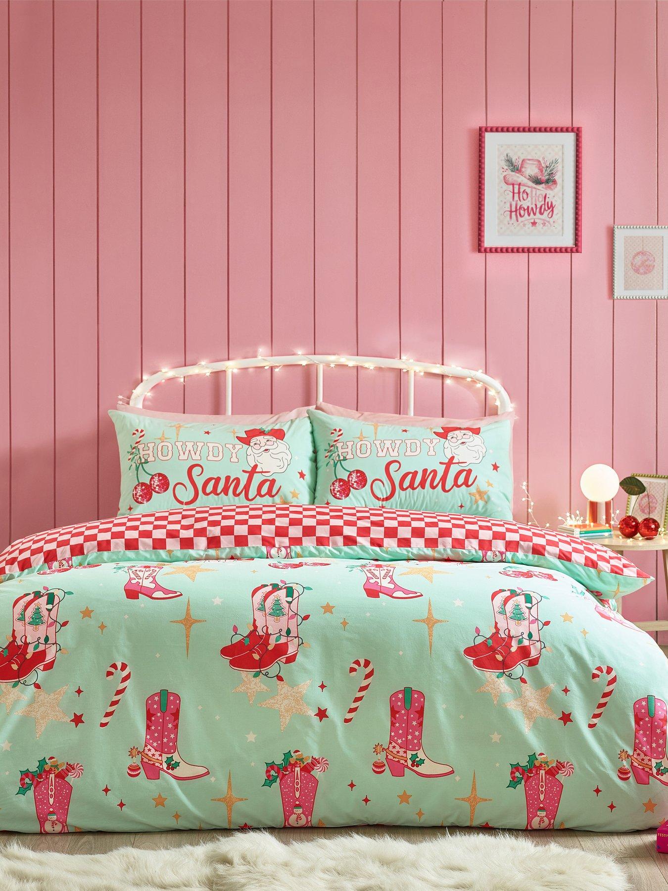 Image 3 of 6 of Catherine Lansfield Santas Howdy Christmas Duvet Set