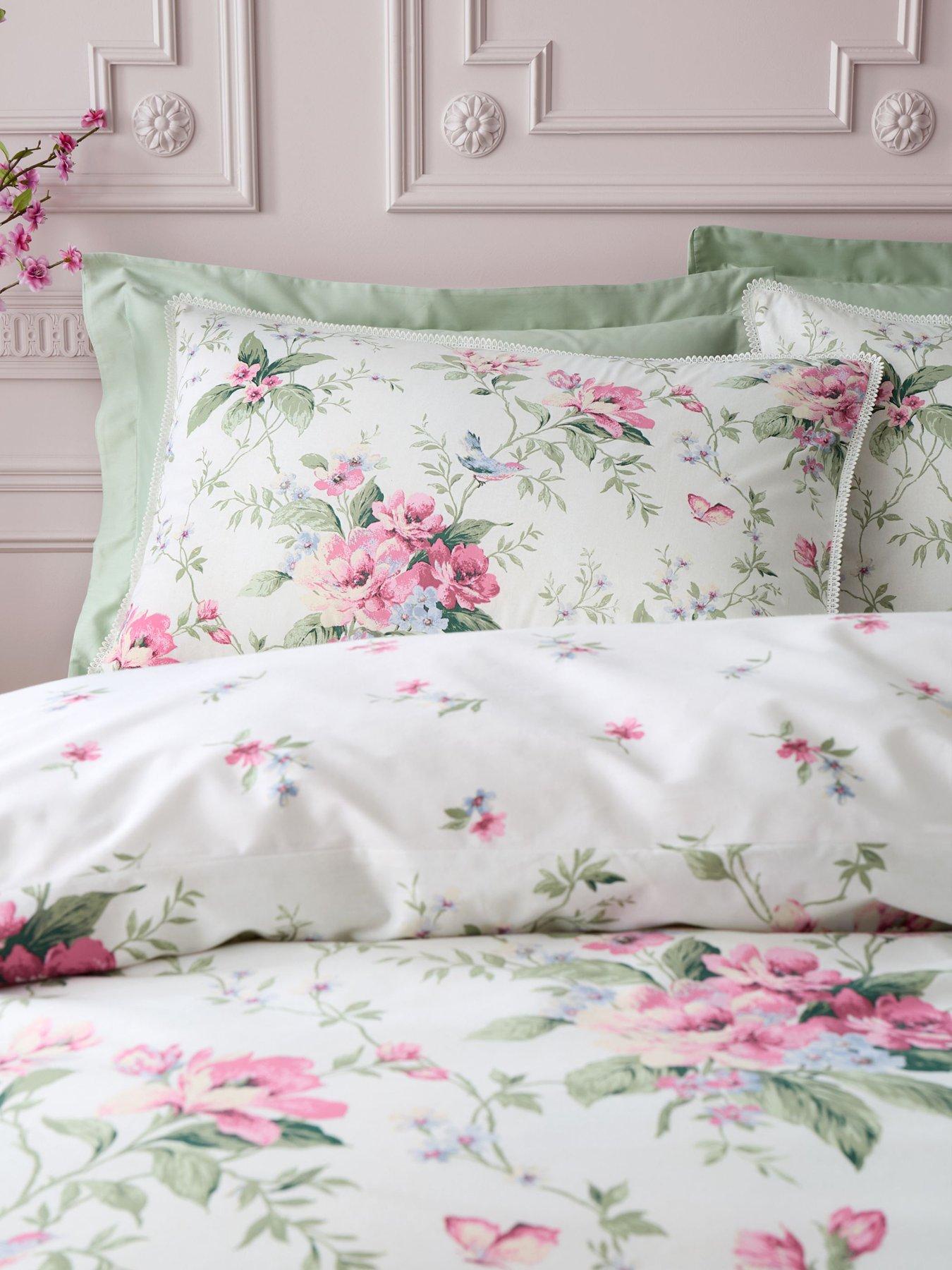 Image 5 of 7 of Bridgerton by Catherine Lansfield Penelope Floral Duvet Set