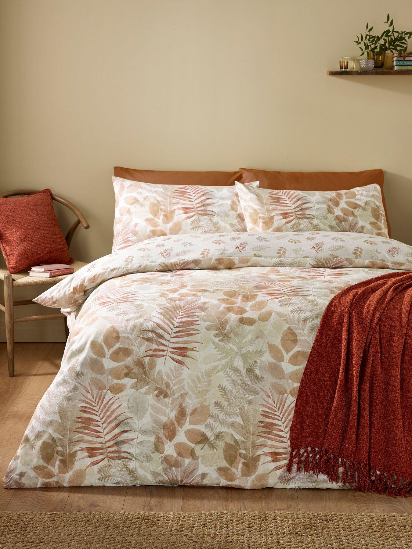 undefined Autumn Leaves Duvet Set- Double