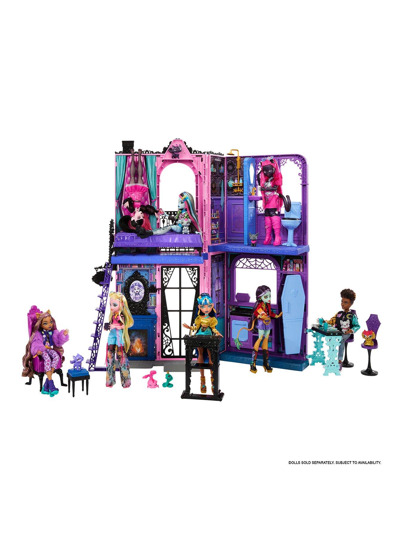 Image 1 of 7 of Monster High Boo-tique Hotel Doll House with Spooky Surprises in Every Room and 13+ Accessories