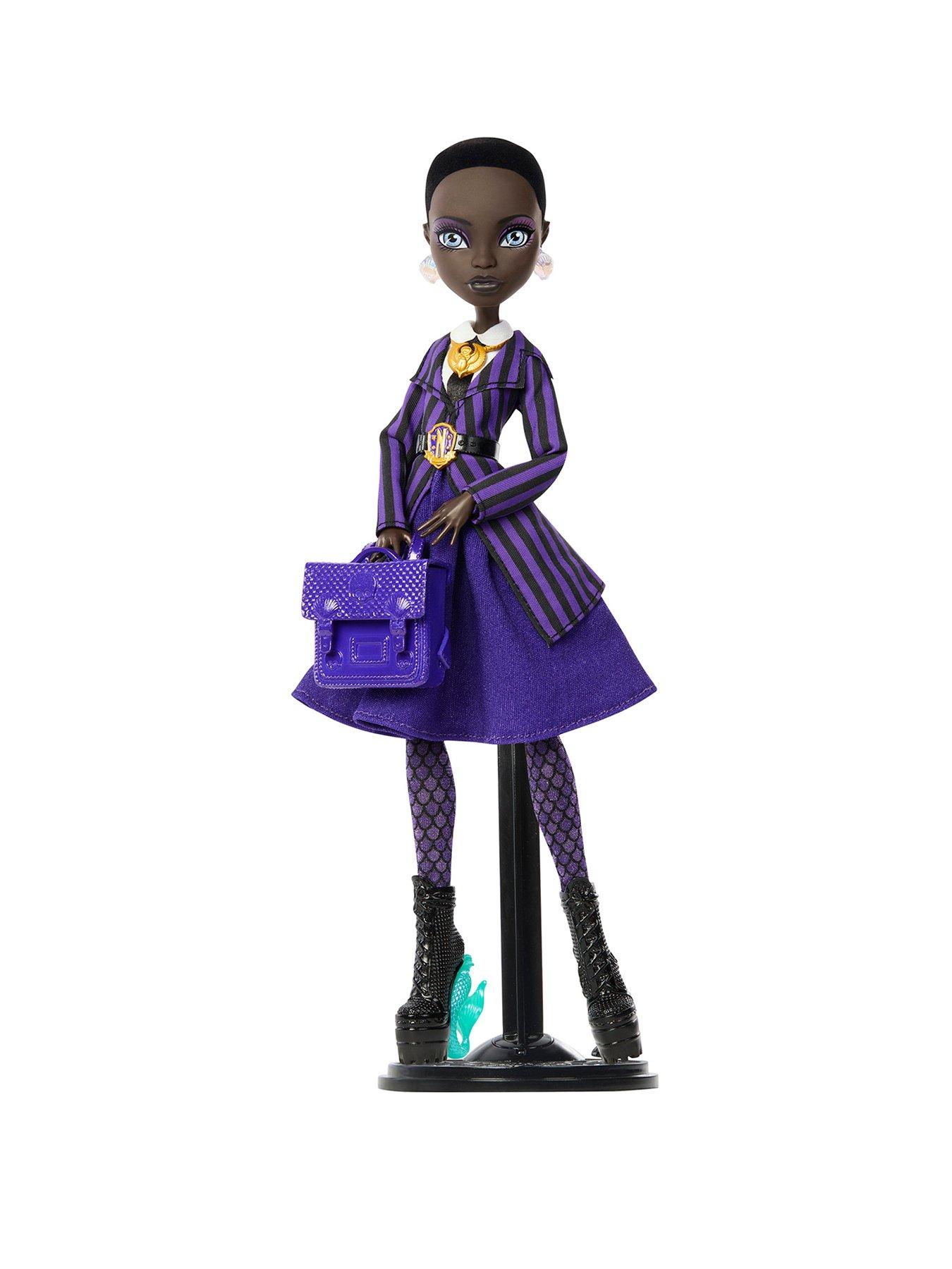 Image 1 of 7 of Monster High x Wednesday Collectible Doll, Bianca Barclay in Nevermore Academy Uniform