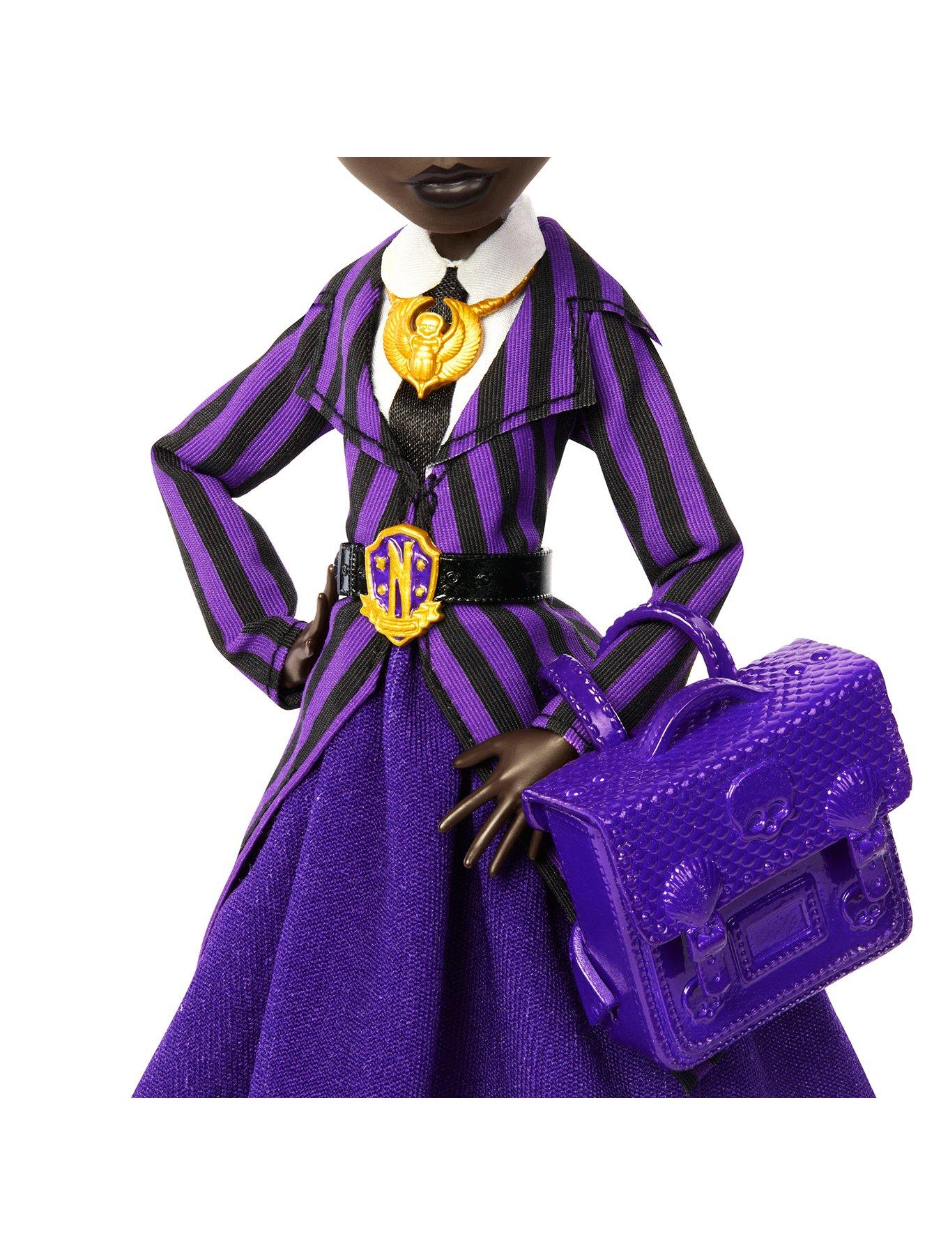 Image 4 of 7 of Monster High x Wednesday Collectible Doll, Bianca Barclay in Nevermore Academy Uniform