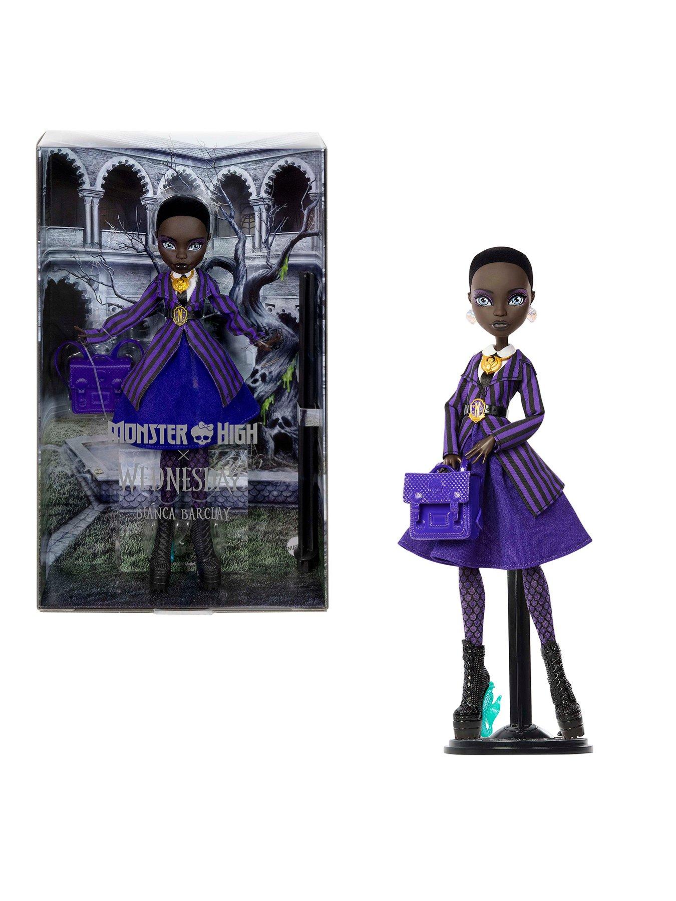 Image 7 of 7 of Monster High x Wednesday Collectible Doll, Bianca Barclay in Nevermore Academy Uniform