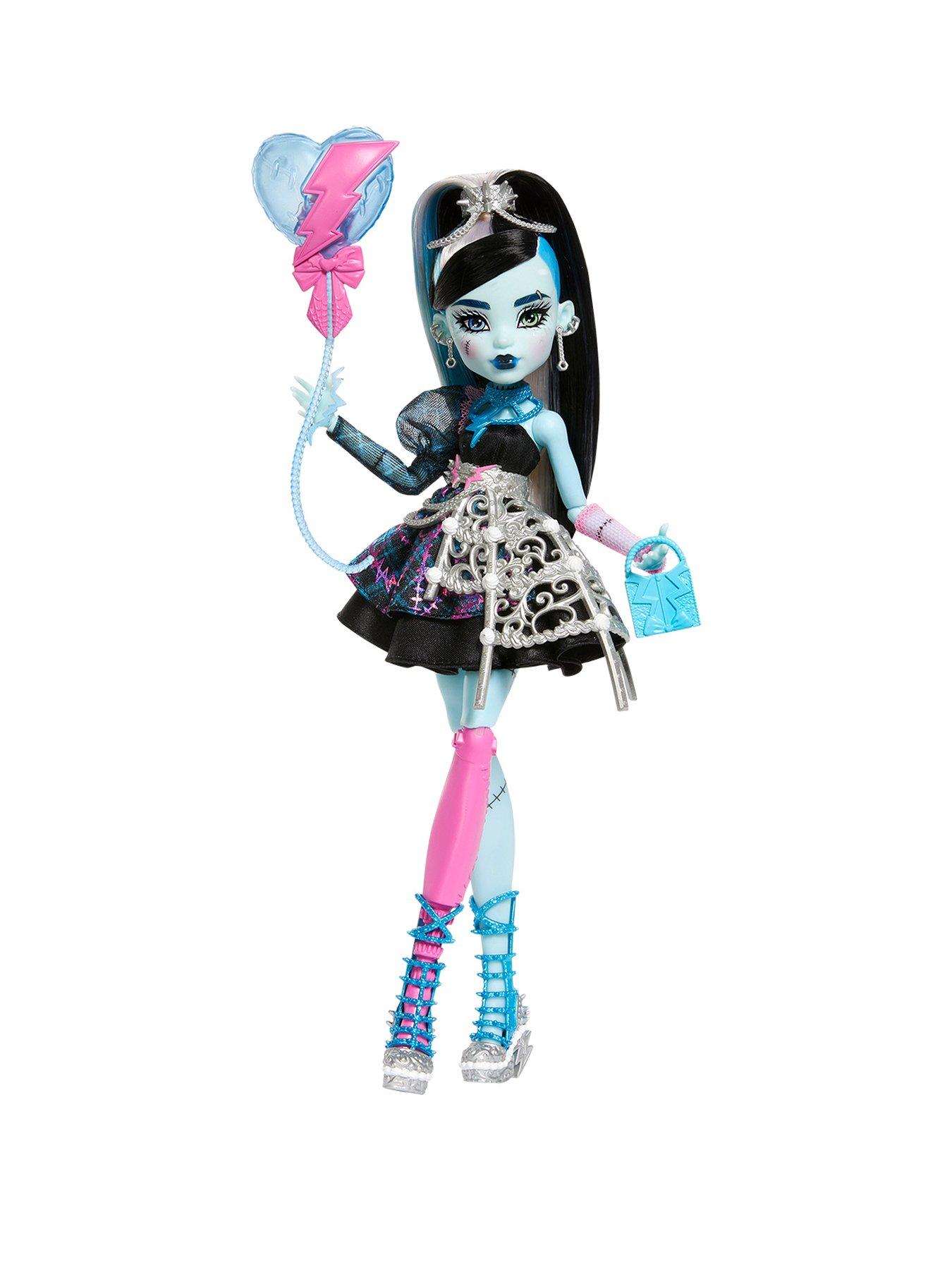 undefined Scary Sweet Birthday Frankie Stein Doll in Party Dress with Balloon & Gift