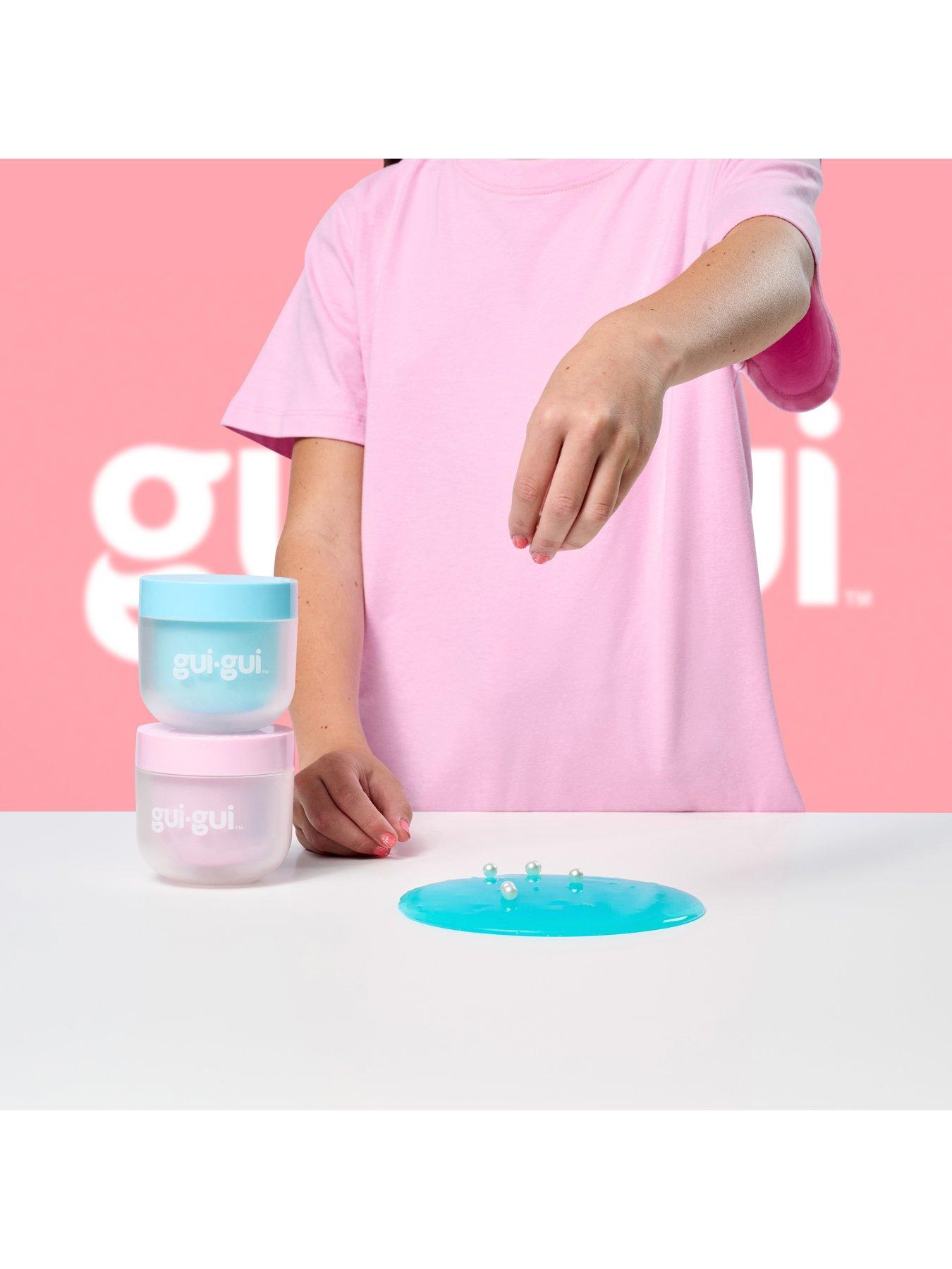 Gui Shimmer Duos Make Your Own Slime Gui Gui Avec 2 Slimes Irisés, Booster De Perles Perles Et 2 Sachets Glow-up Et Finishing-Touch, Améliorez Vos Slimes Avec Une Lueur Majeure Slime Shimmer