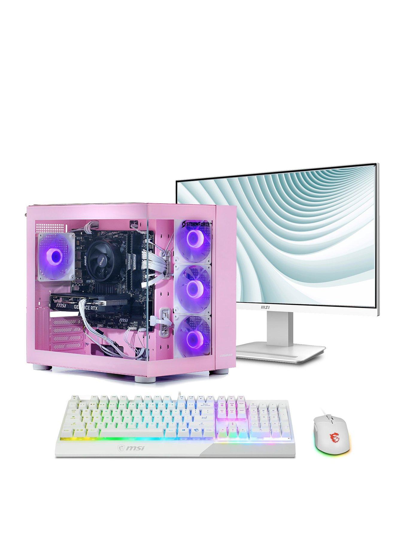 undefined FV150 - GeForce RTX 5060 Ti - Ryzen 5 - 16GB 1TB - Gaming Desktop, Monitor, Keyboard and Mouse Bundle