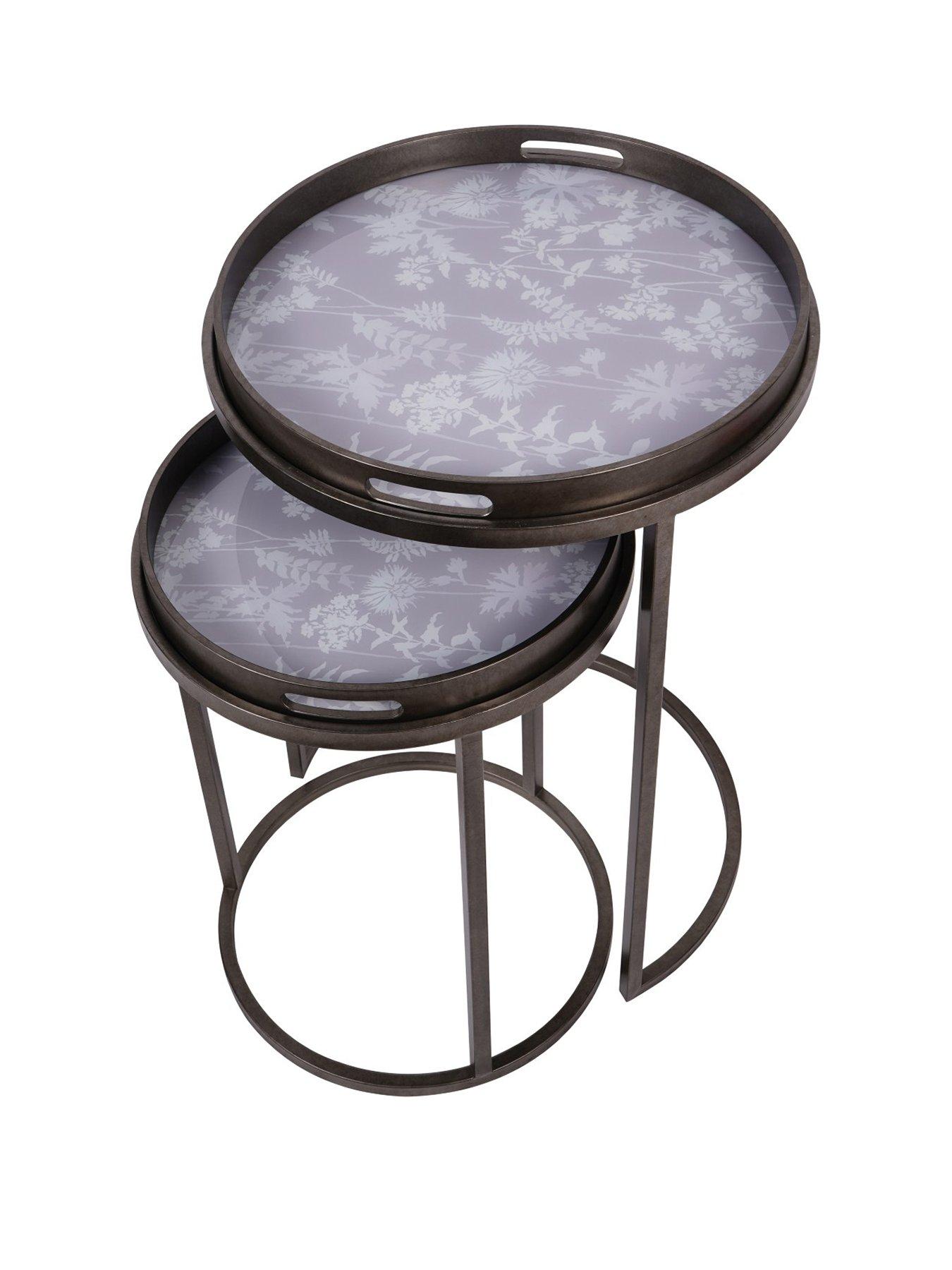 Laura Ashley Tidworth Set Of 2 Side Tray Tables