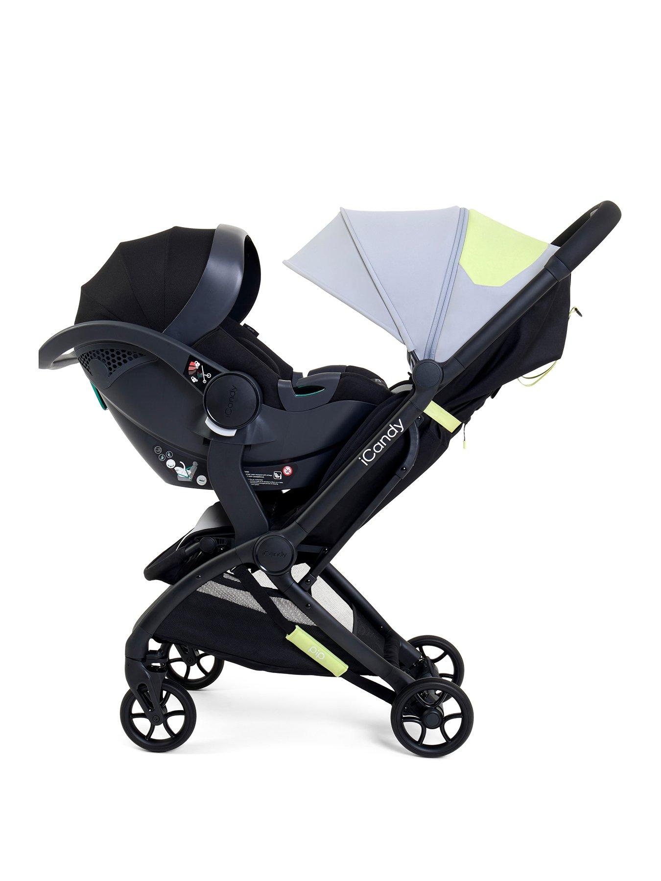 undefined PIP Travel System with Black Cocoon Car Seat - Limestone