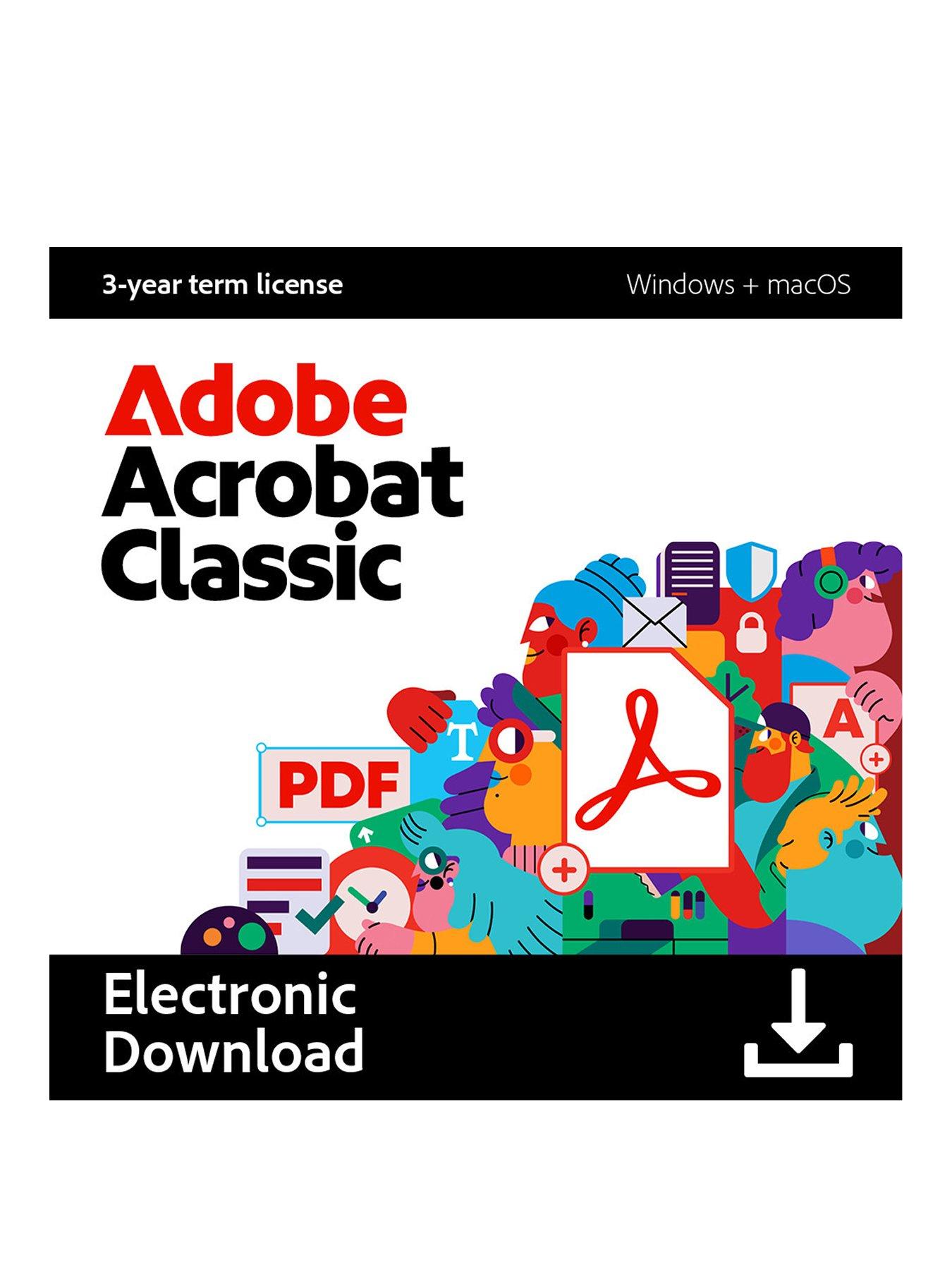 Adobe Acrobat Classic - 3 Year