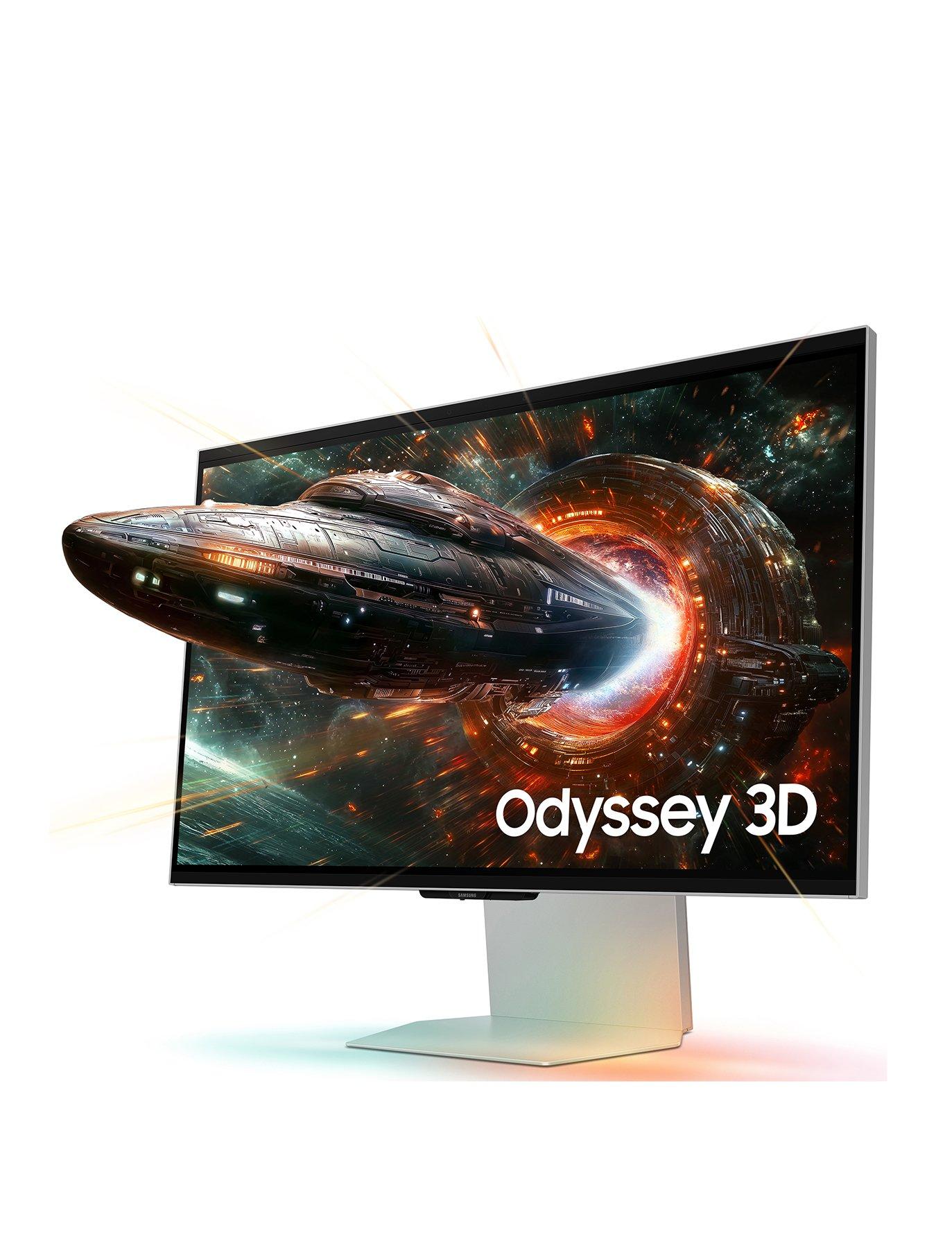 Samsung Odyssey 3D G90XF 27in Gaming Monitor - 4K UHD, 165Hz