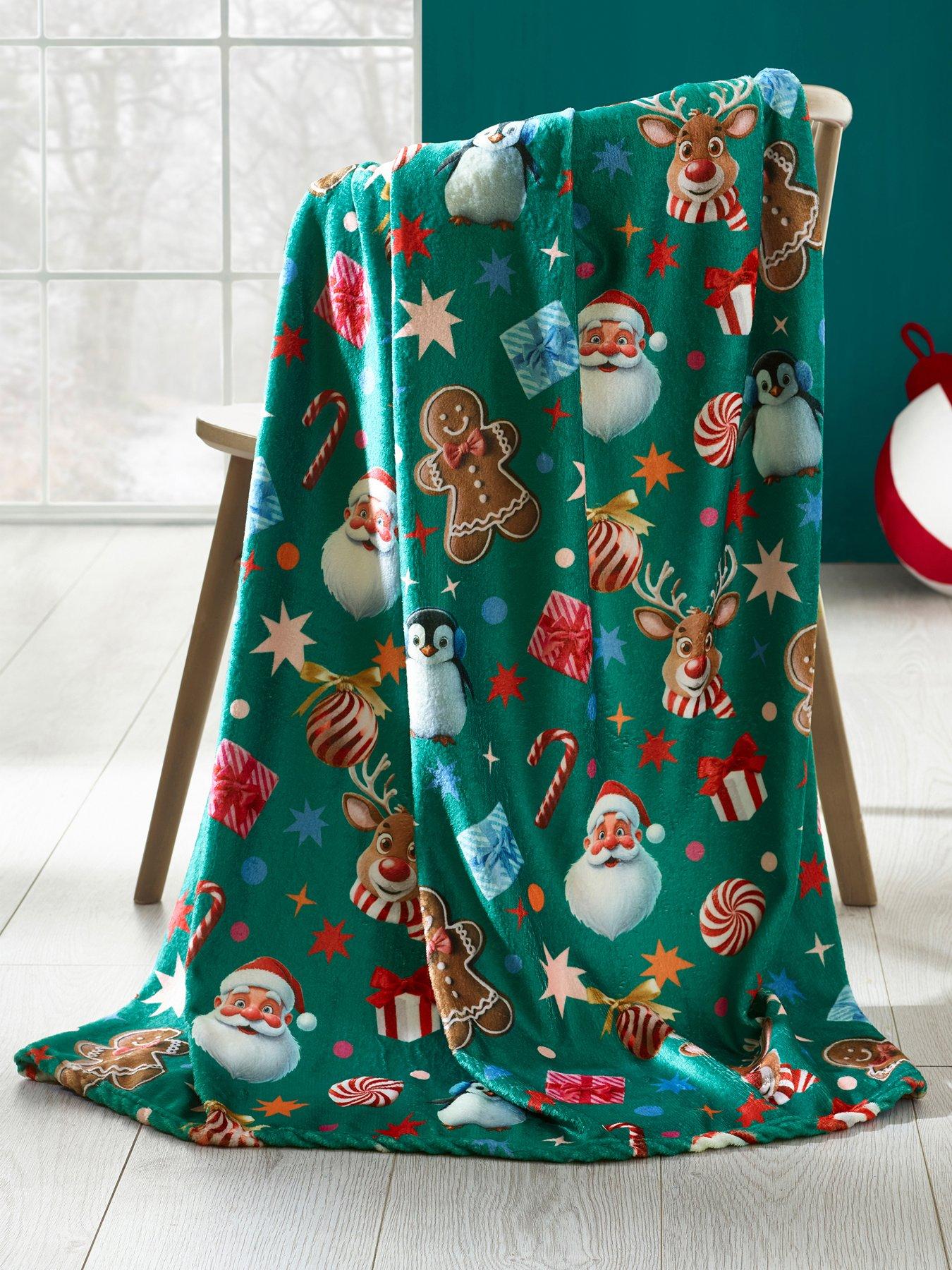 undefined Christmas Icons Throw- 130x170cm