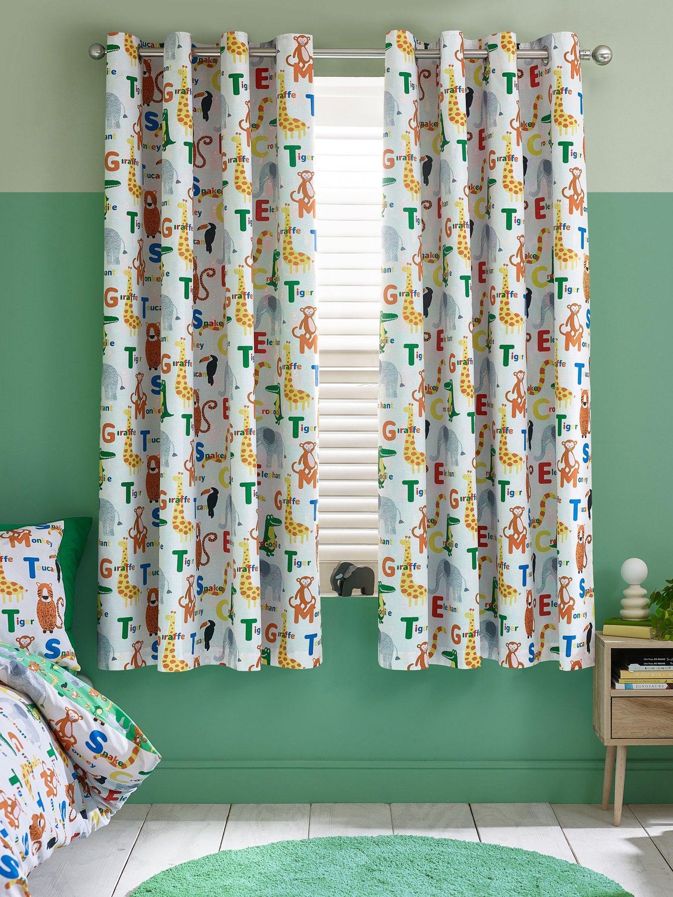 undefined Animal Magic Curtains- 66x72inch