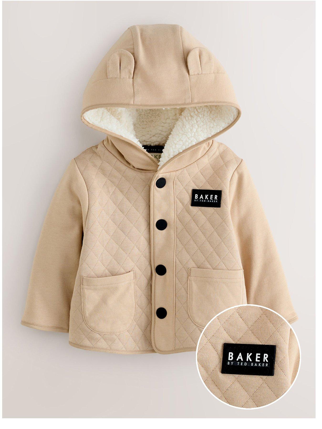 undefined Baby Boys Quilted Jacket - Beige