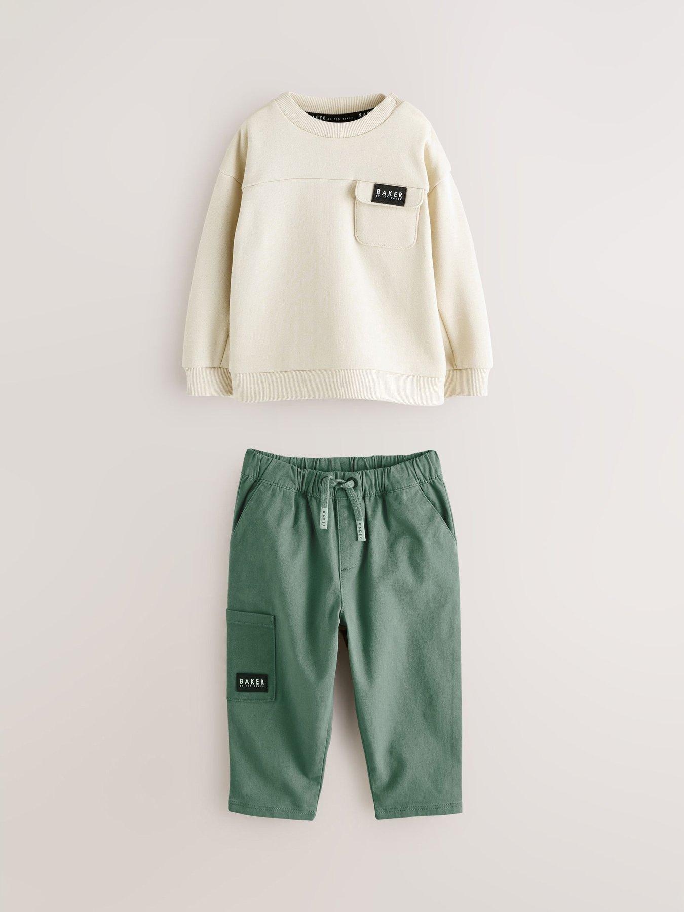 Ted Baker Baby Boys Sweat Top  &  Jogger Set - Multi