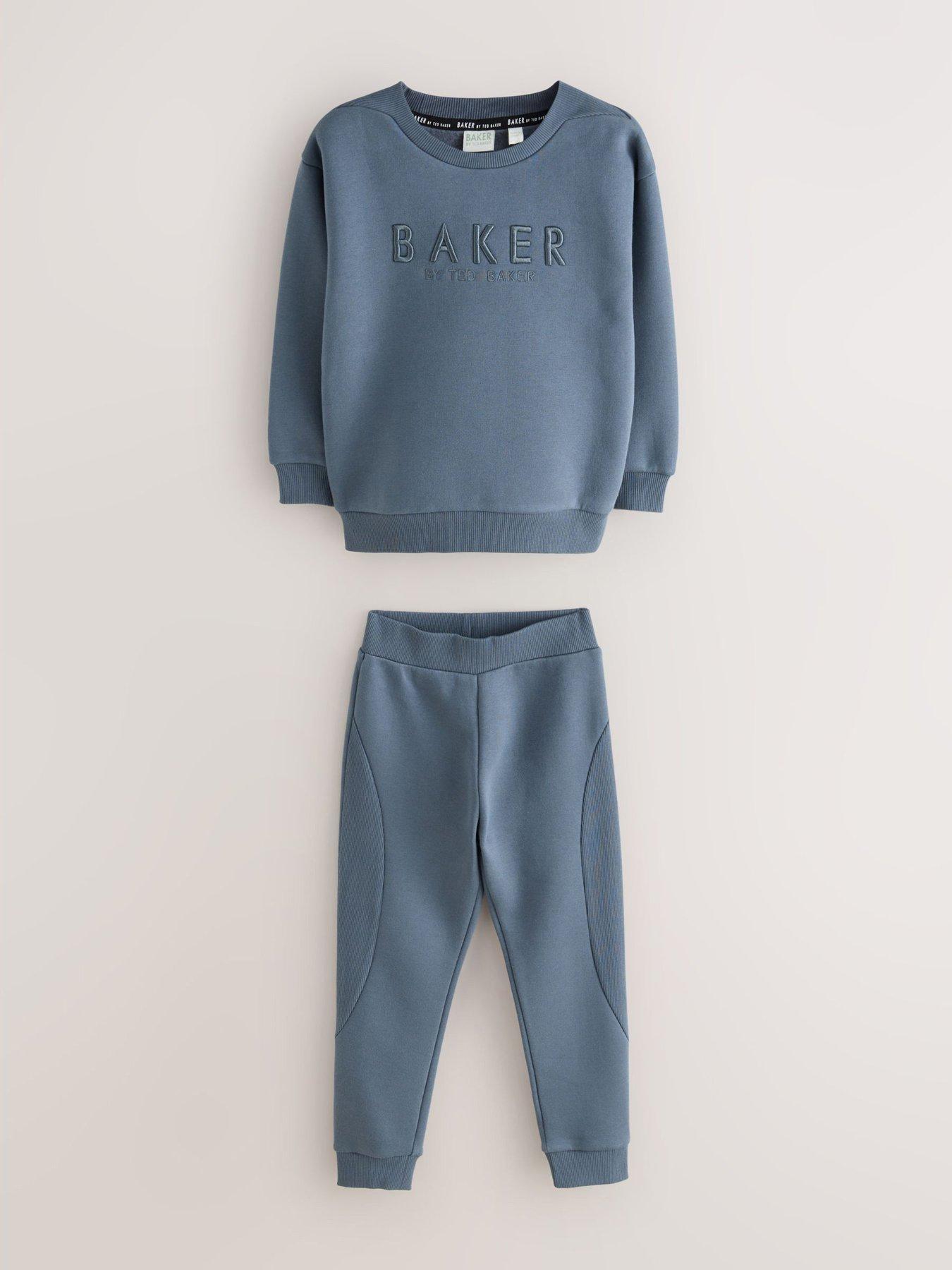 Ted Baker Younger Boys Sweat Top & Jogger Set - Grey