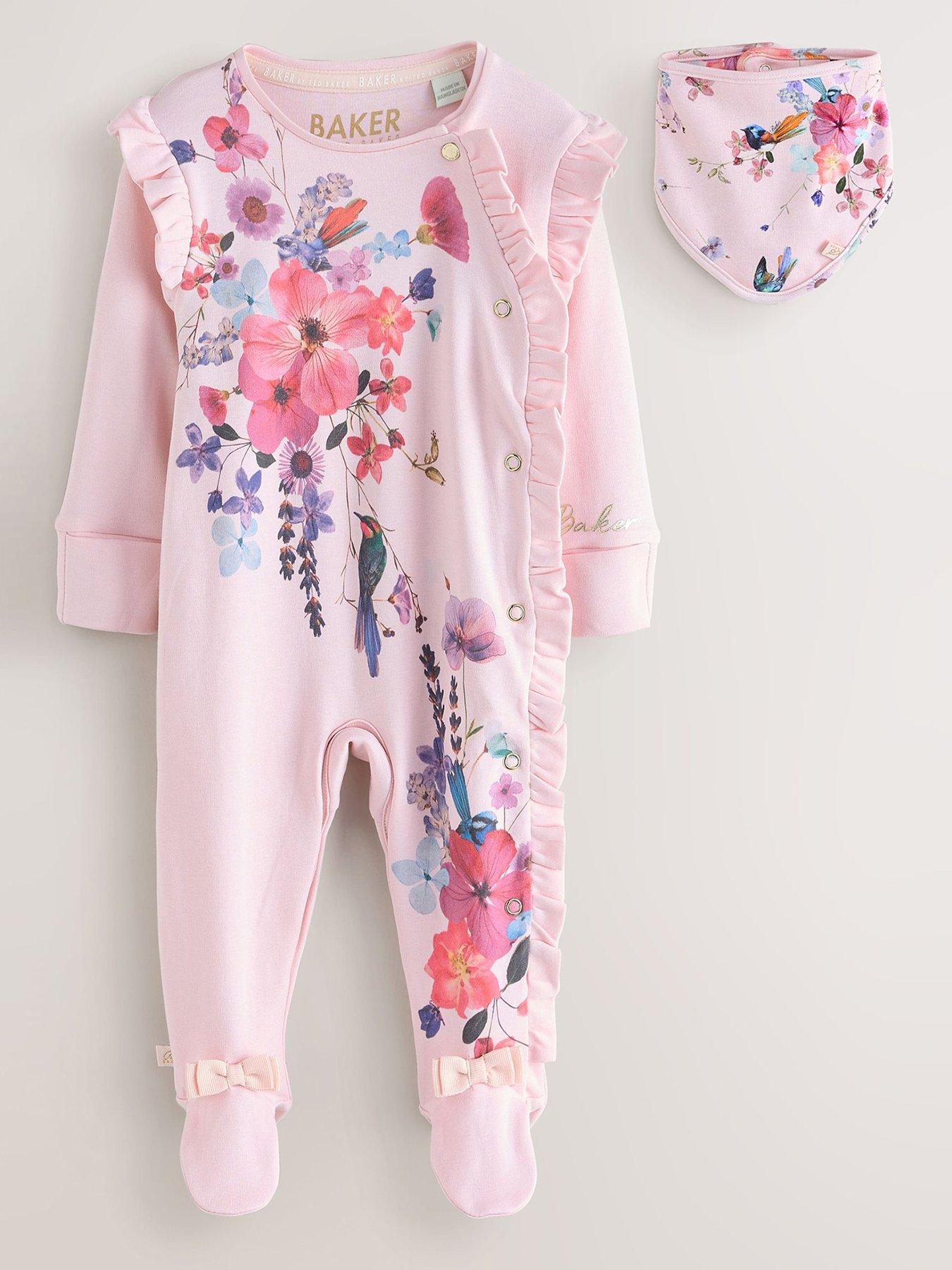 HOT Baby Grows First Size Baby Girl Sleepsuits Girl Sleepsuits