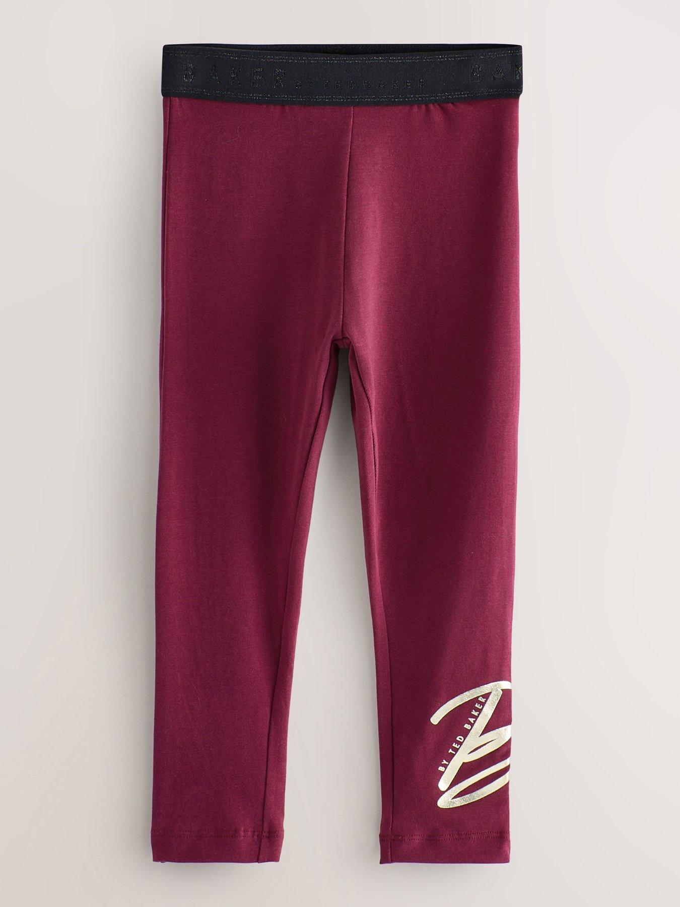 Image 3 of 6 of Ted Baker Younger Girls 3 Pack Leggings - Black