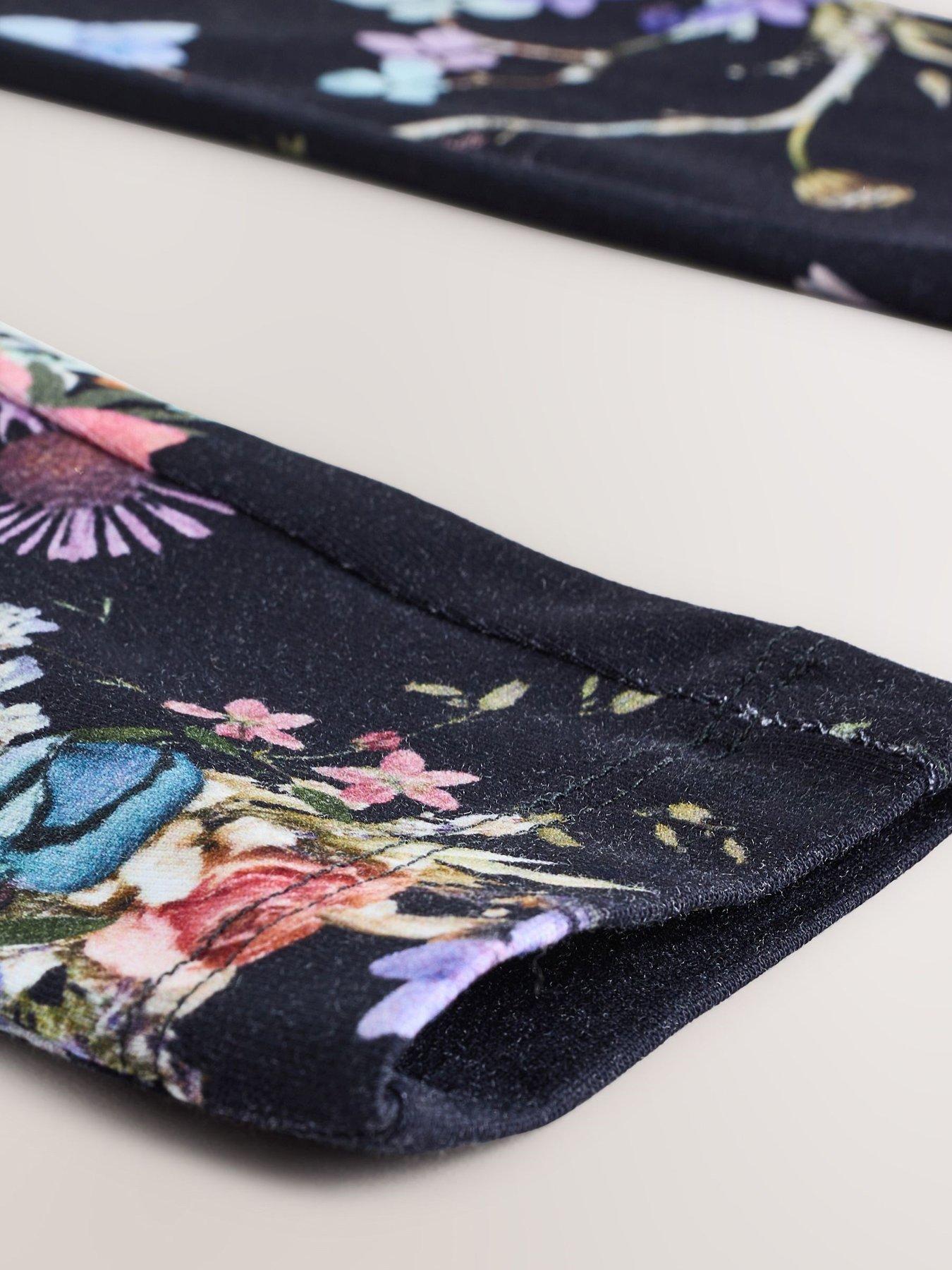 Image 5 of 6 of Ted Baker Younger Girls 3 Pack Leggings - Black