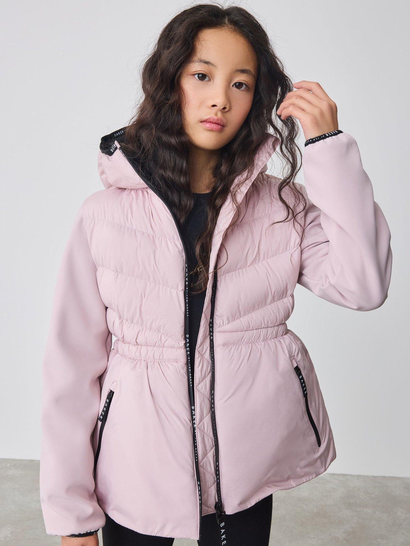 Pink Coat Ted Baker Parka Jacket Ted Baker Girls Lightweight Coat
