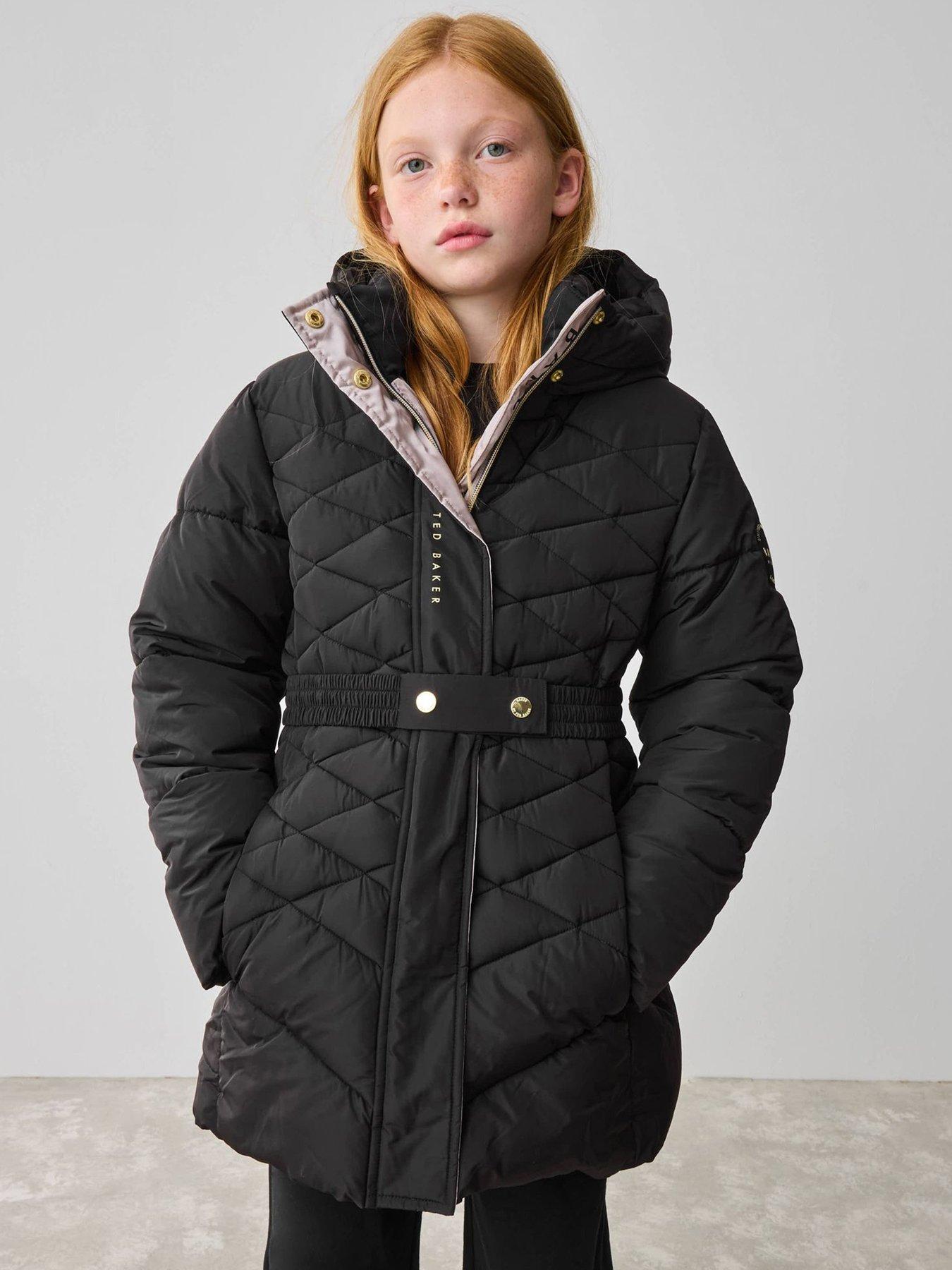 undefined Older Girls Midweight Coat -  Black