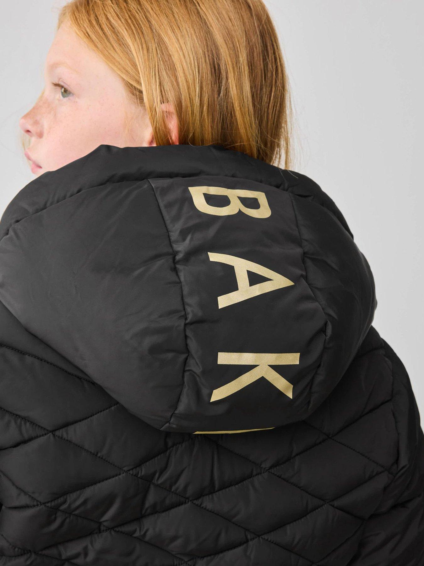 Image 4 of 6 of Ted Baker Older Girls Midweight Coat - Black