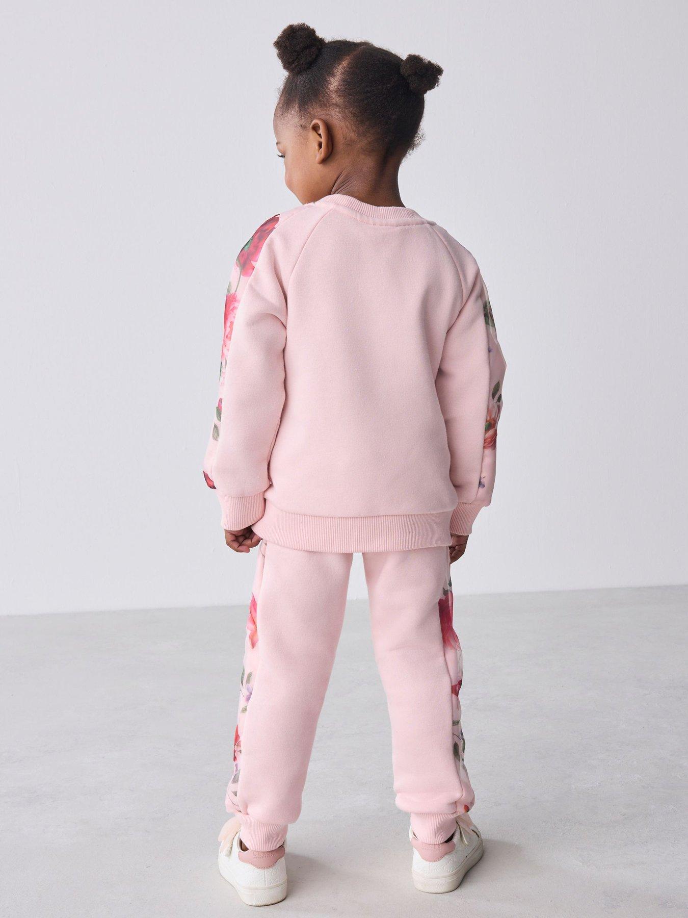 Image 2 of 6 of Ted Baker Younger Girls Sweat Top &amp; Jogger Set - Pink