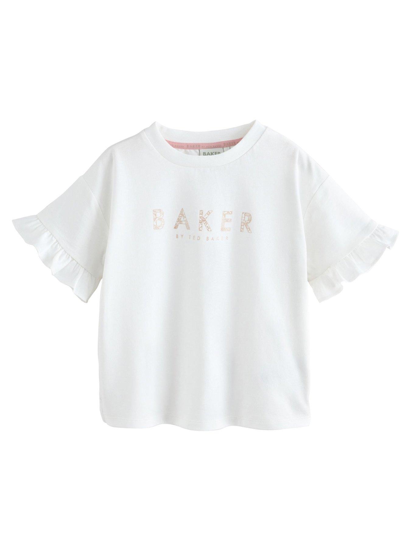 Image 5 of 7 of Ted Baker Younger Girls 3 Pack Bow T-Shirt - Multi