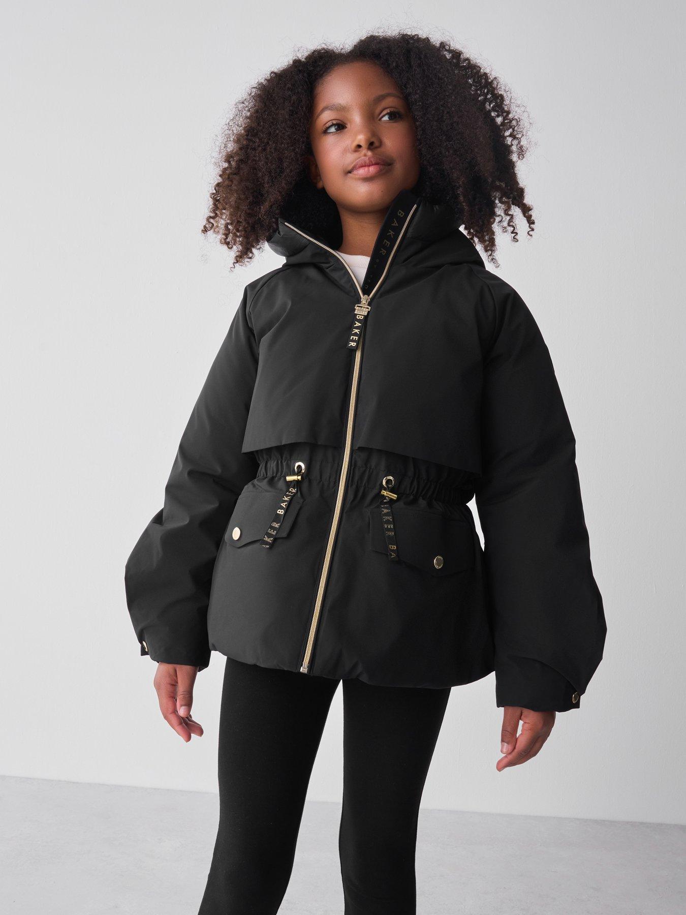 Ted Baker Older Girls Tech Parka Coat - Black