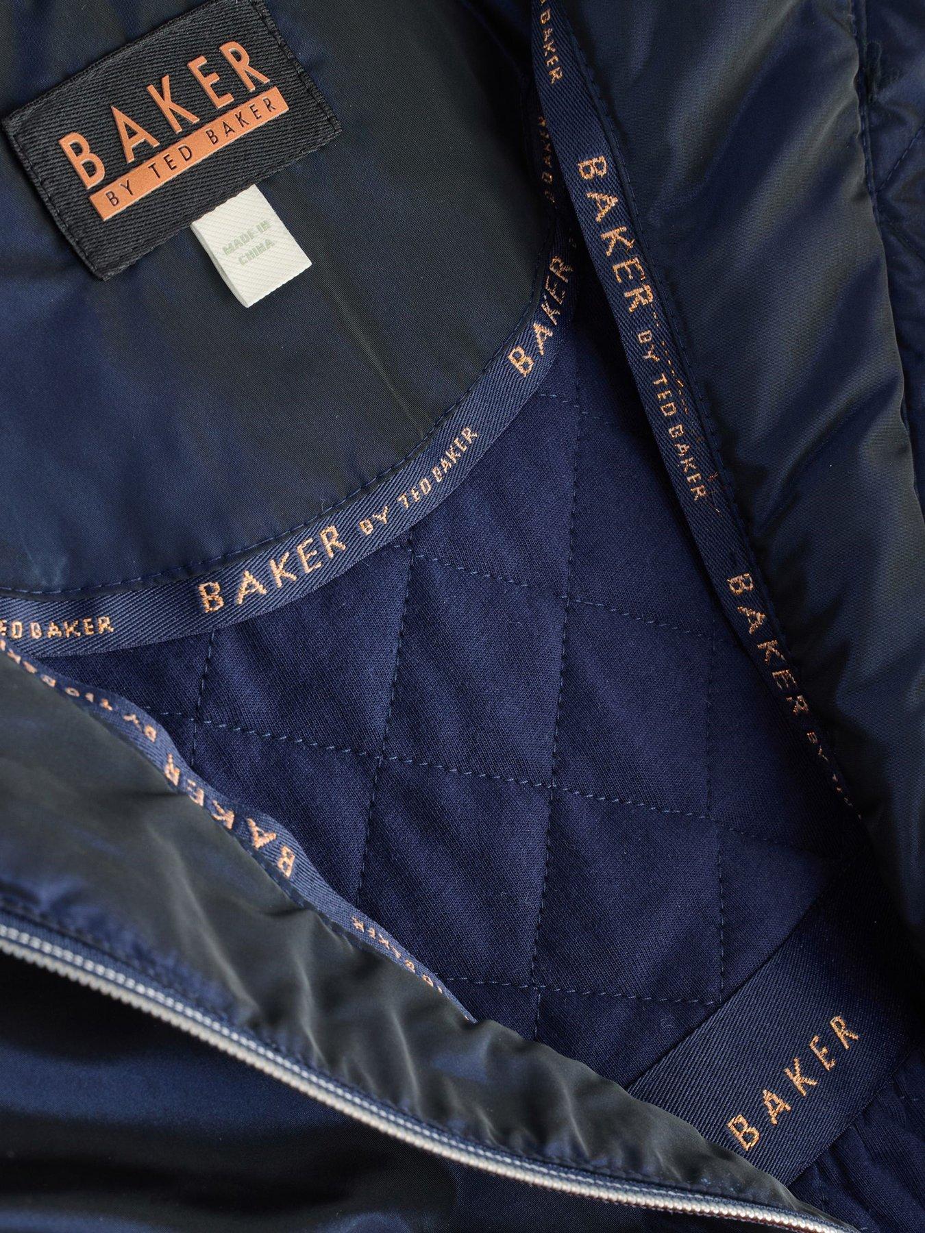 Image 4 of 5 of Ted Baker Older Girls Tiered Coat - Navy