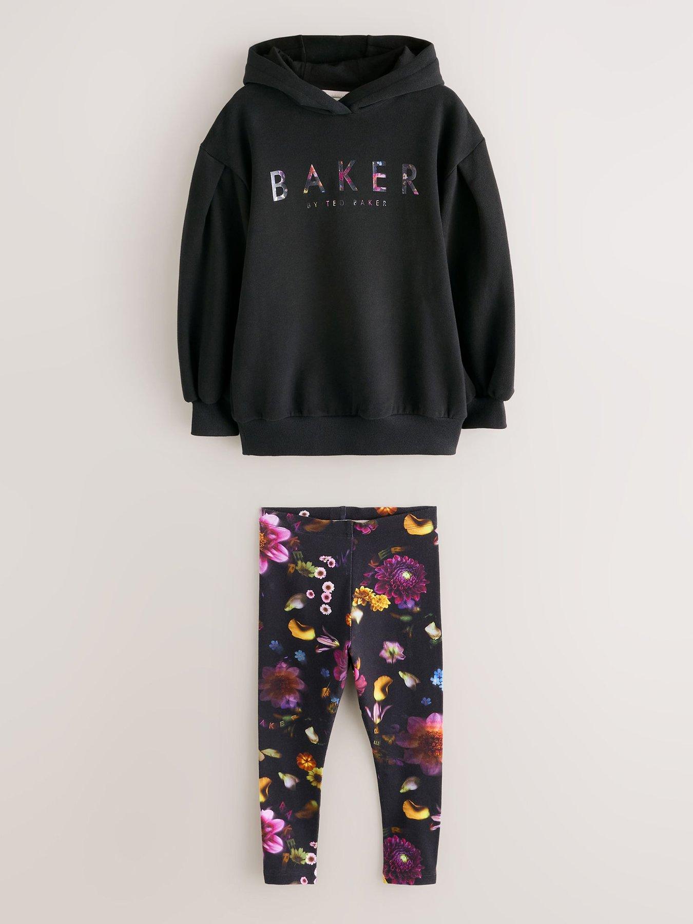 undefined Older Girls Hoodie  &  Legging Set - Black