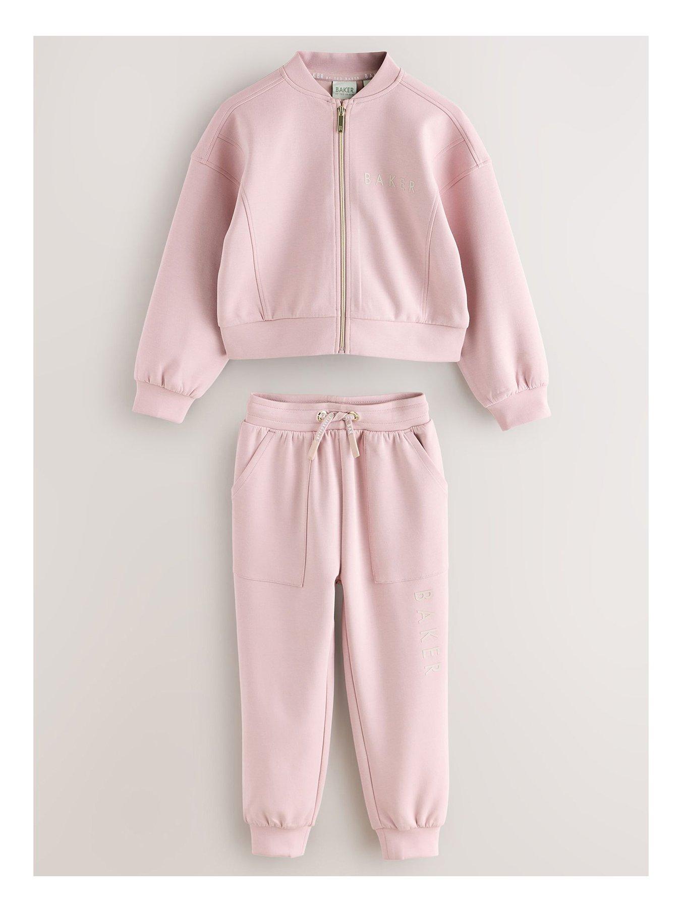 Ted Baker Older Girls Jacket  &  Jogger Set - Pink