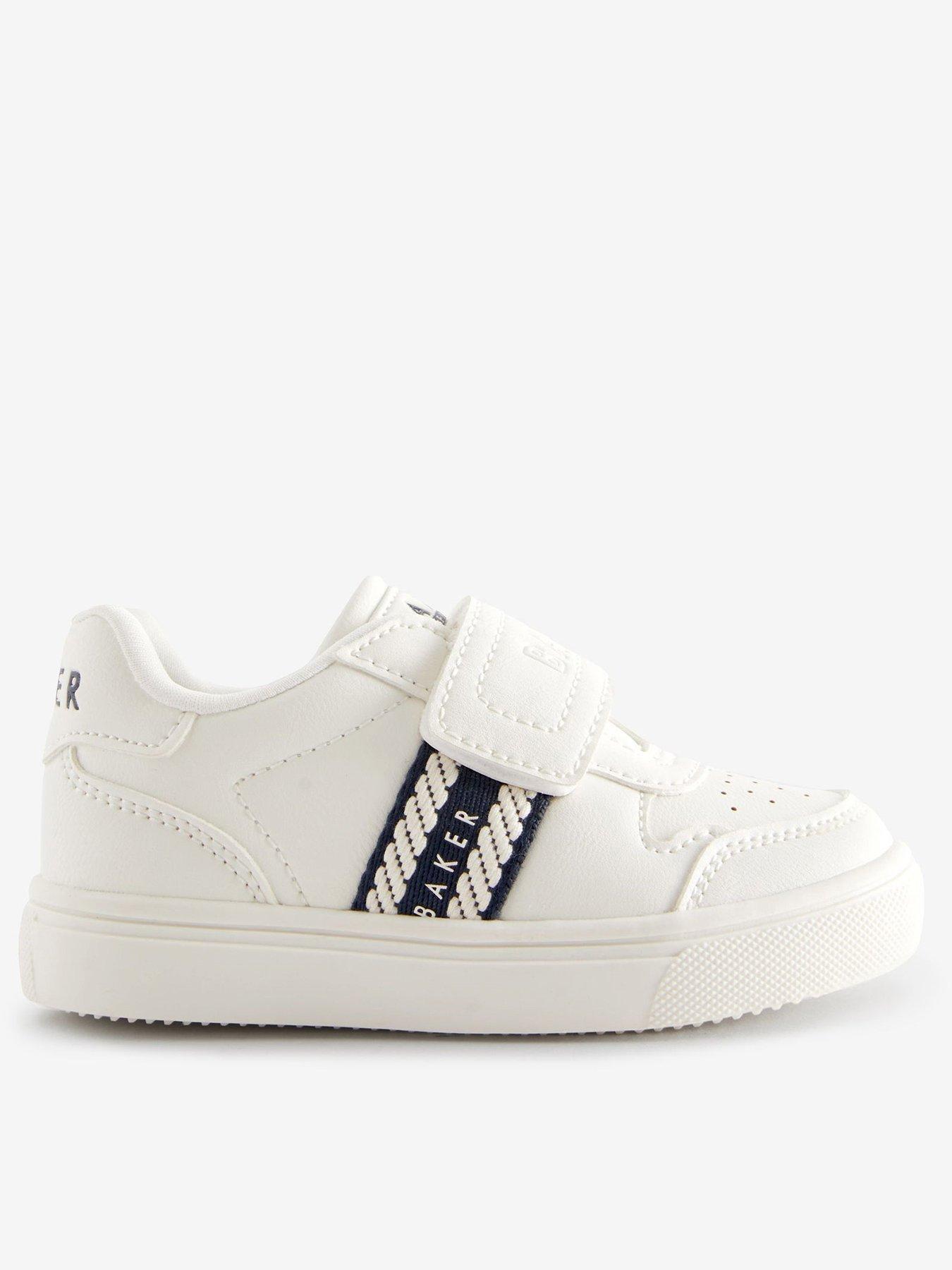 Ted Baker Younger Boys Tape Trainer - White