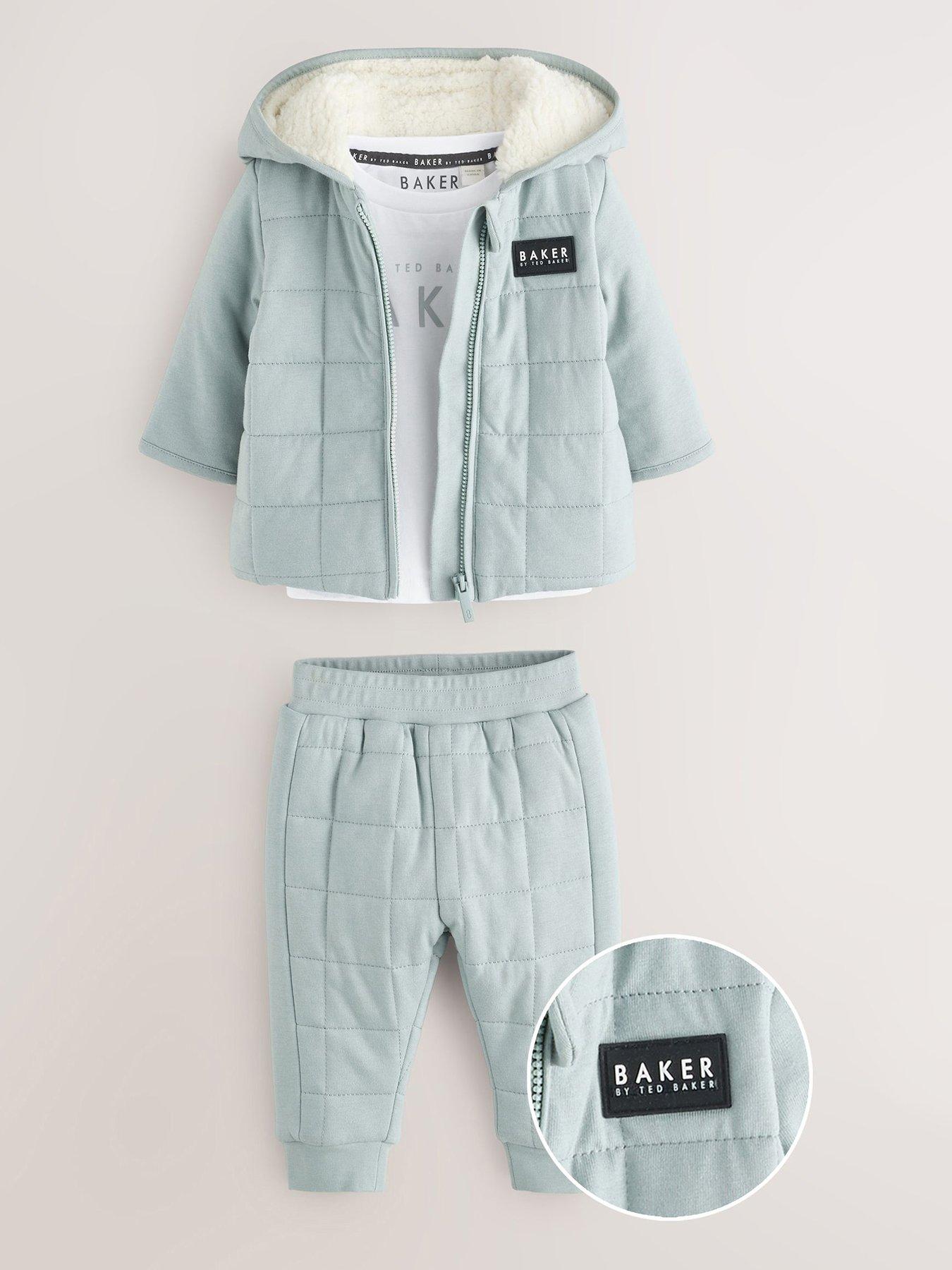 Ted Baker Baby Boys 3 Pack Jacket And Jogger Set - Green