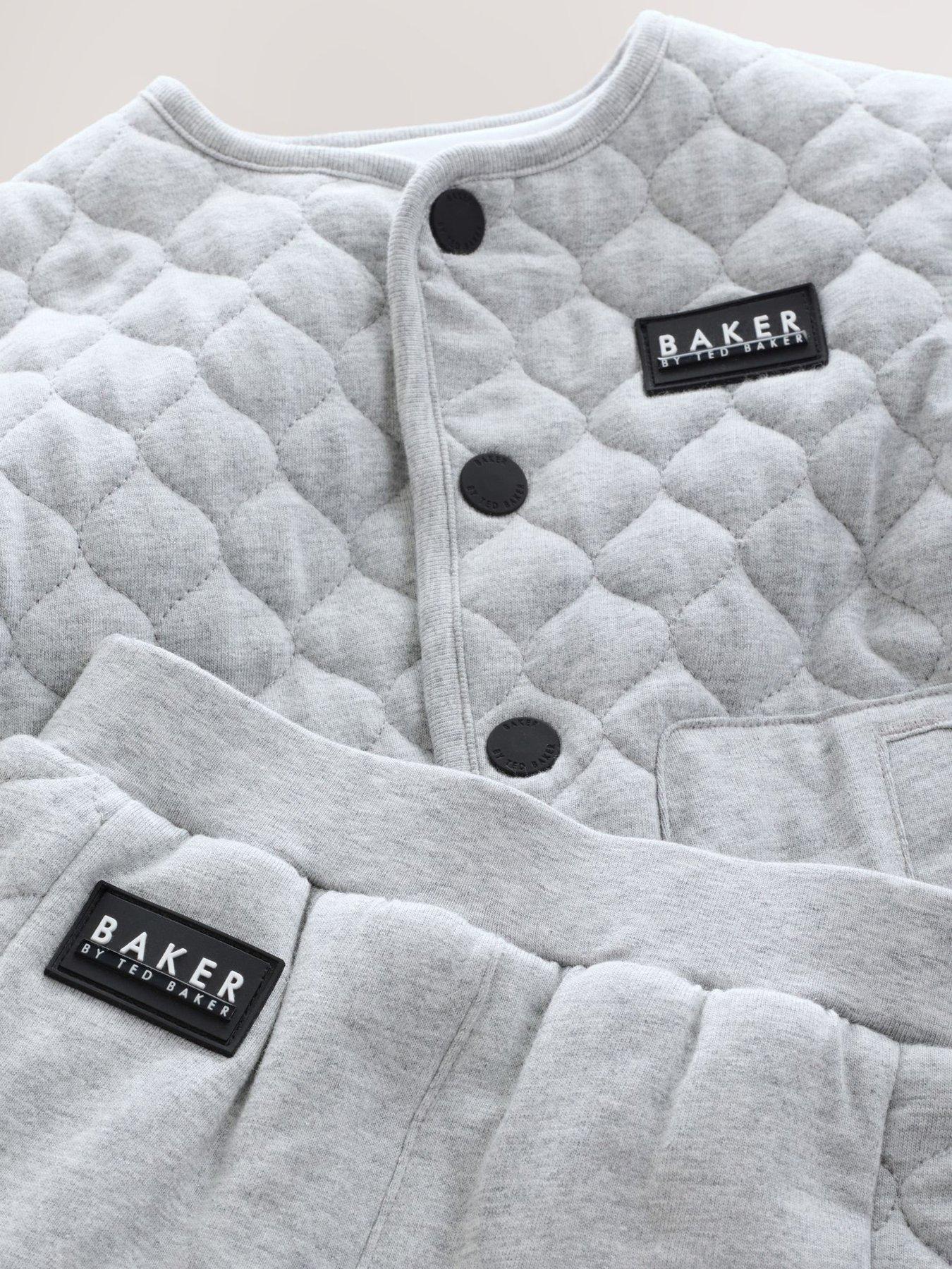 Image 4 of 6 of Ted Baker Baby Boys 3 Pack Jacket, Top &amp; Trouser Set - Grey