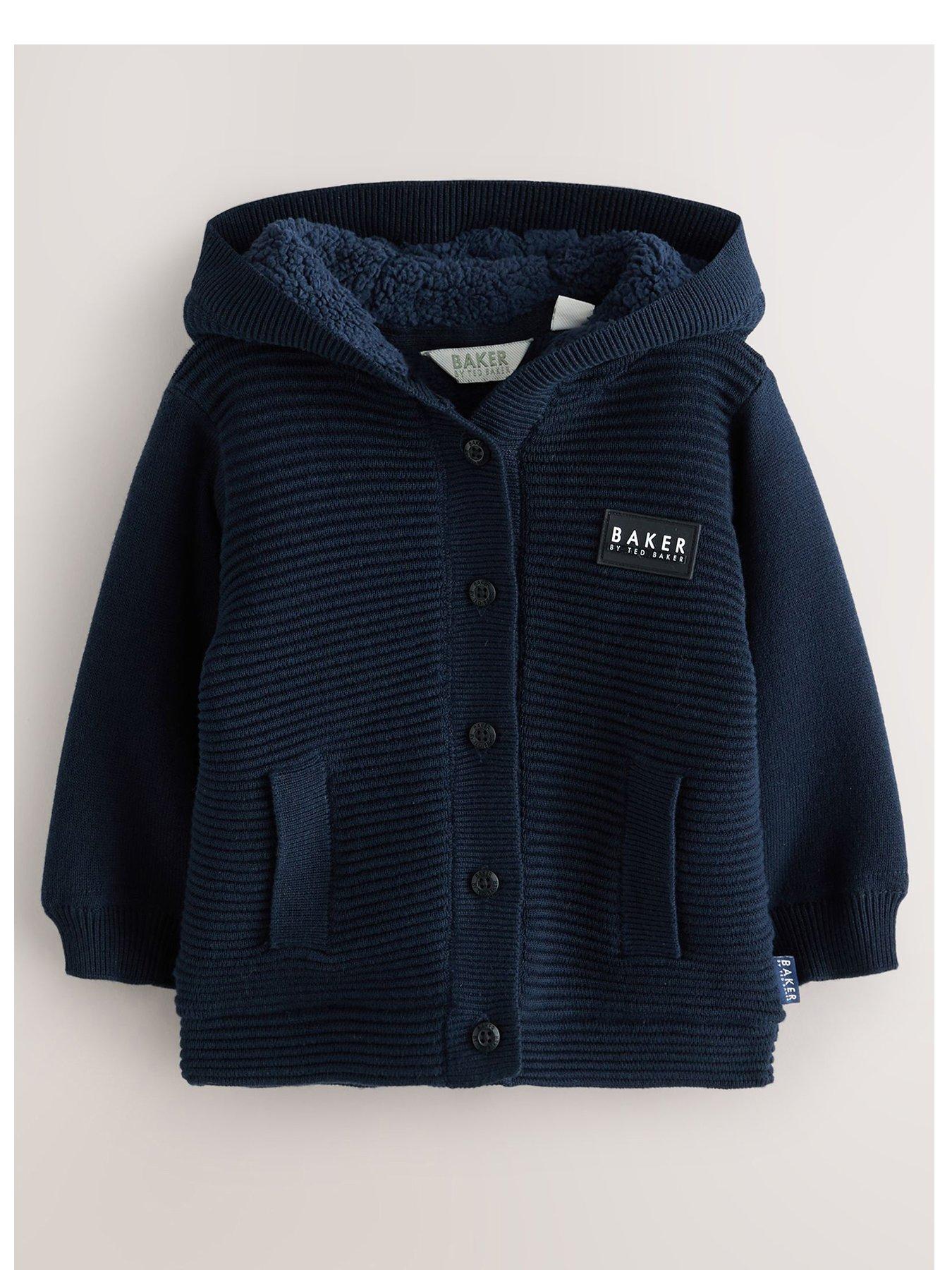 Ted Baker Baby Boys Knitted Jacket - Navy