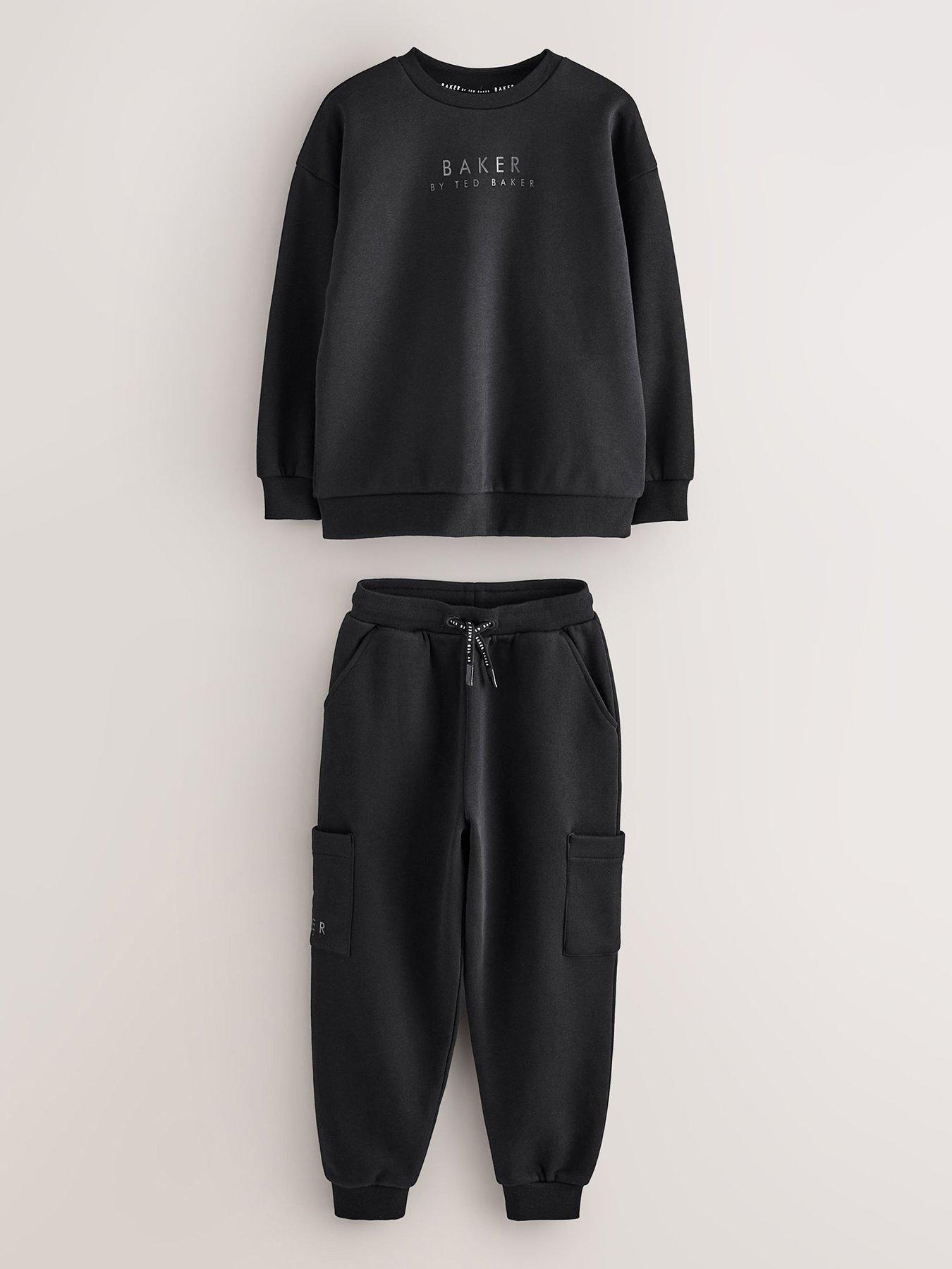 Ted Baker Younger Boys Sweat Top & Jogger Set - Black