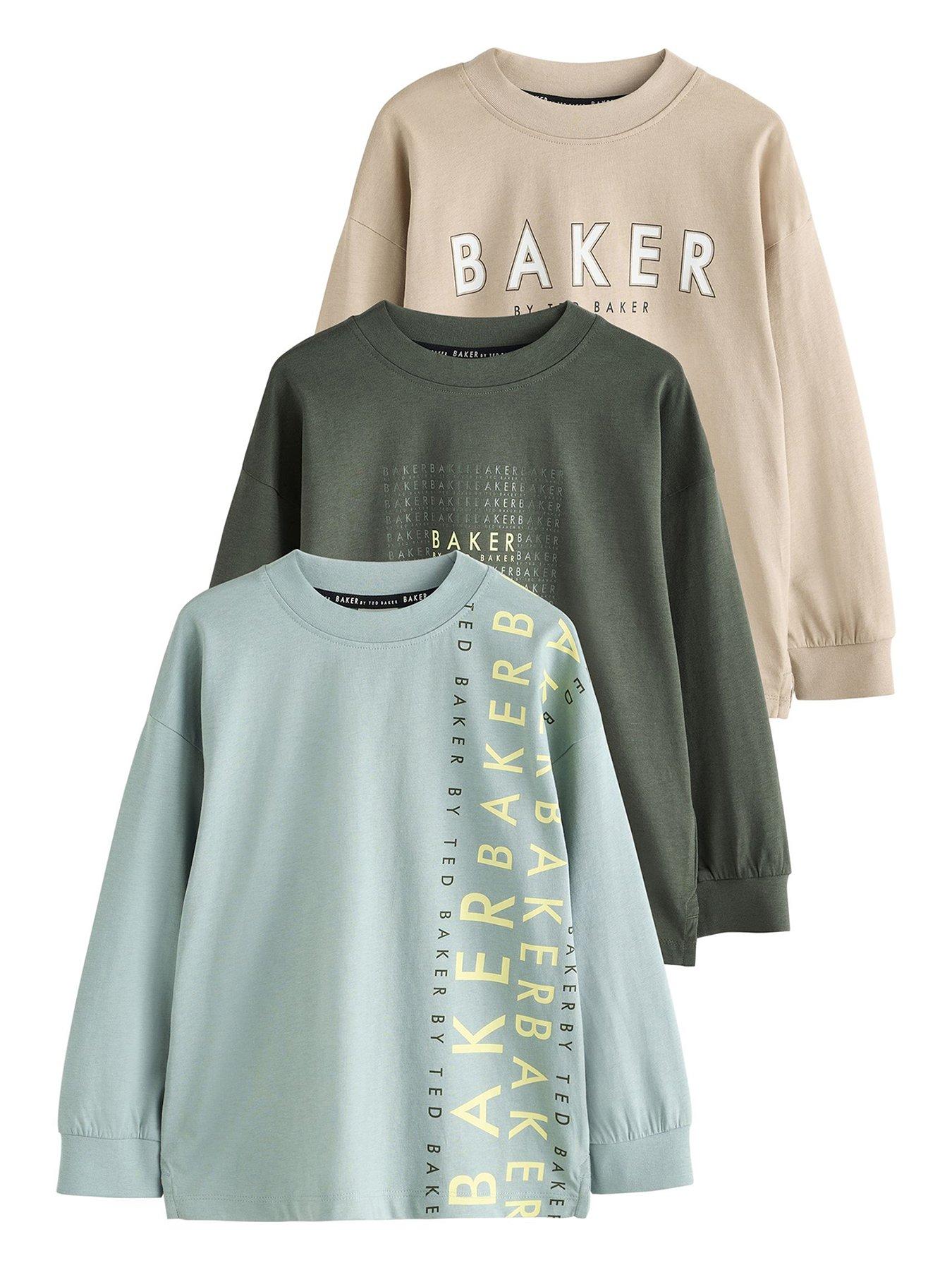 Ted Baker Younger Boys 3 Pack Graphic T-Shirt - Multi