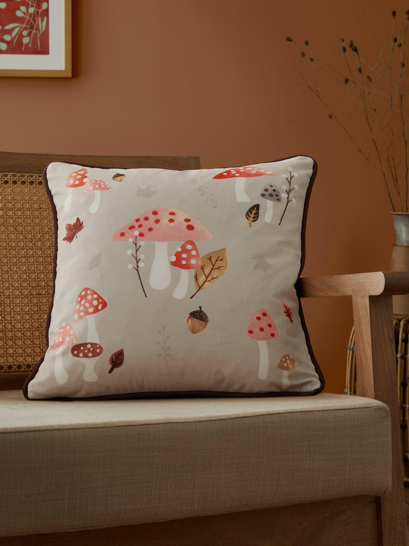 Fusion Woodland Dreams -velvet 43 X 43cm Filled Cushion