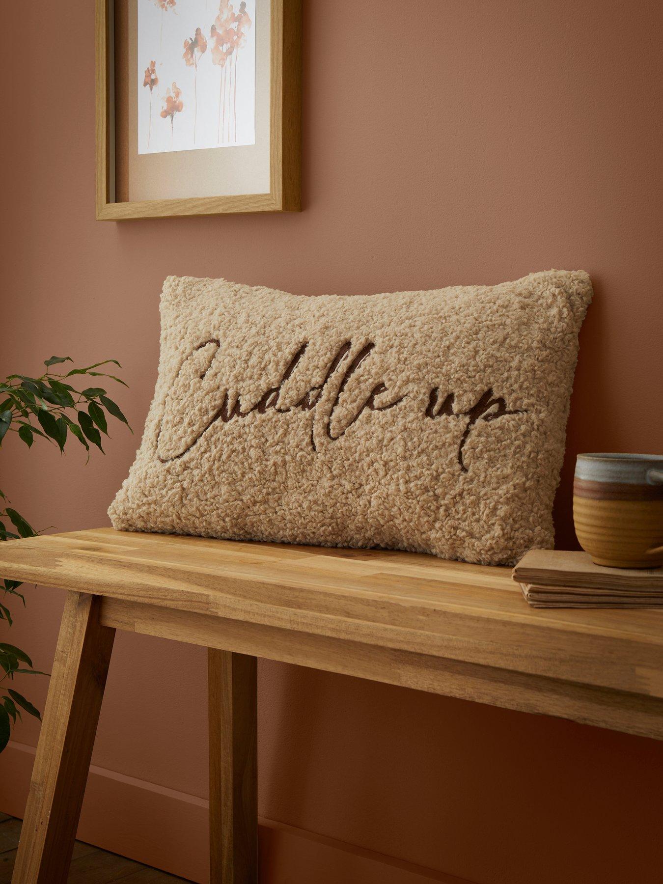 Fusion Cuddle Up Cushion -textured 30 X 50cm Filled Cushion
