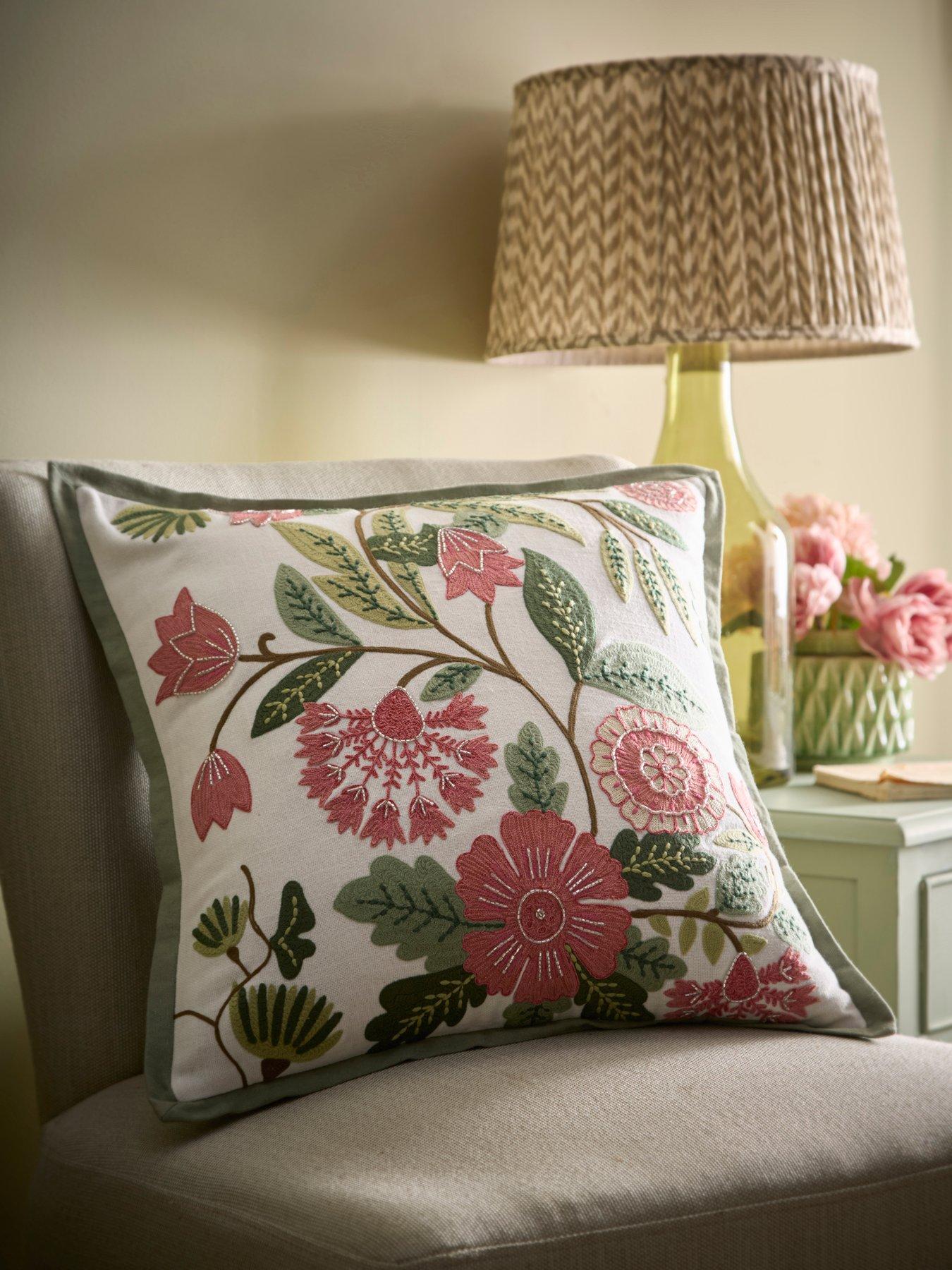 undefined Aurelia -embroidered 43 X 43cm Filled Cushion