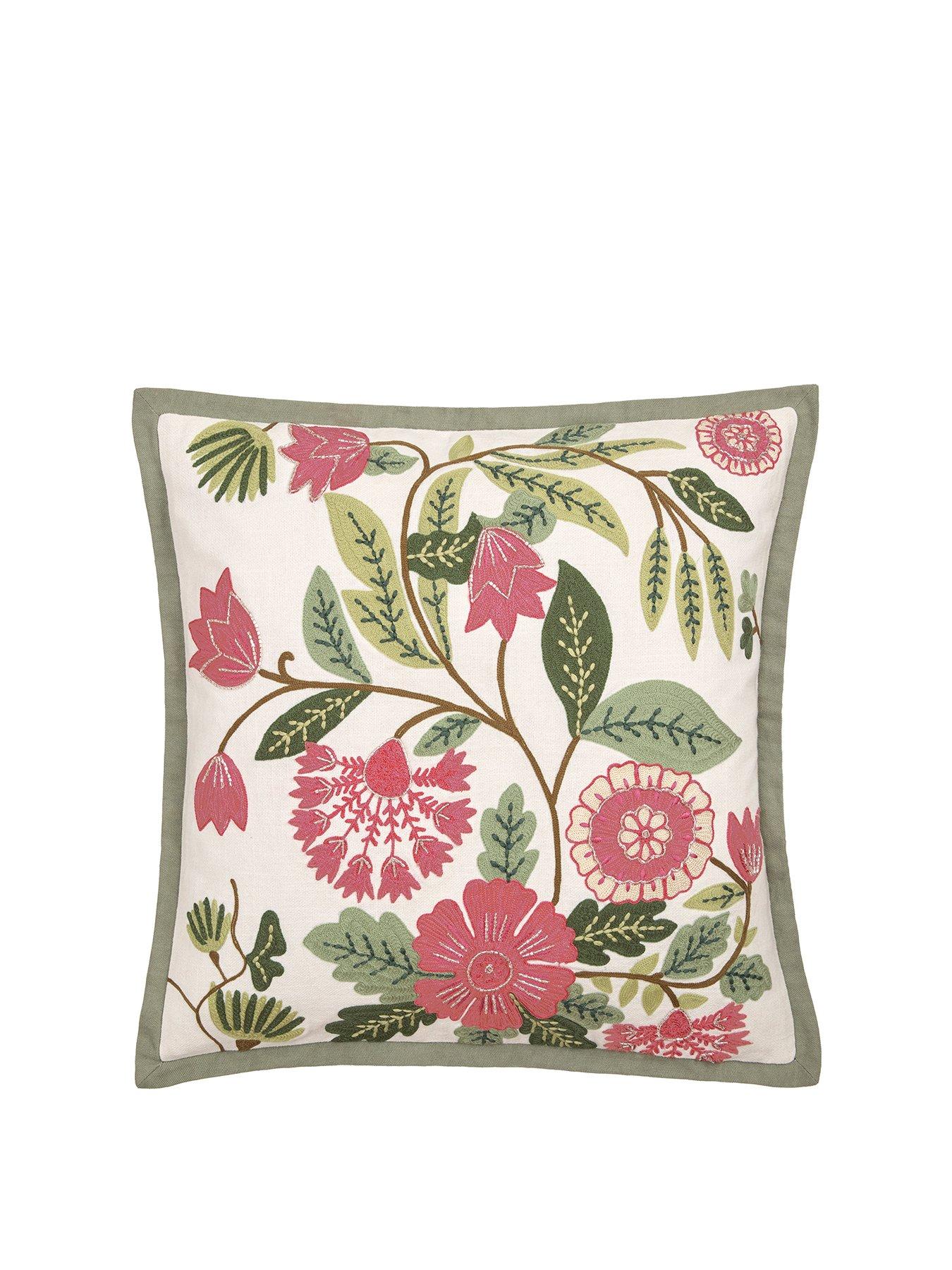 Image 2 of 3 of Appletree Aurelia -embroidered 43 X 43cm Filled Cushion