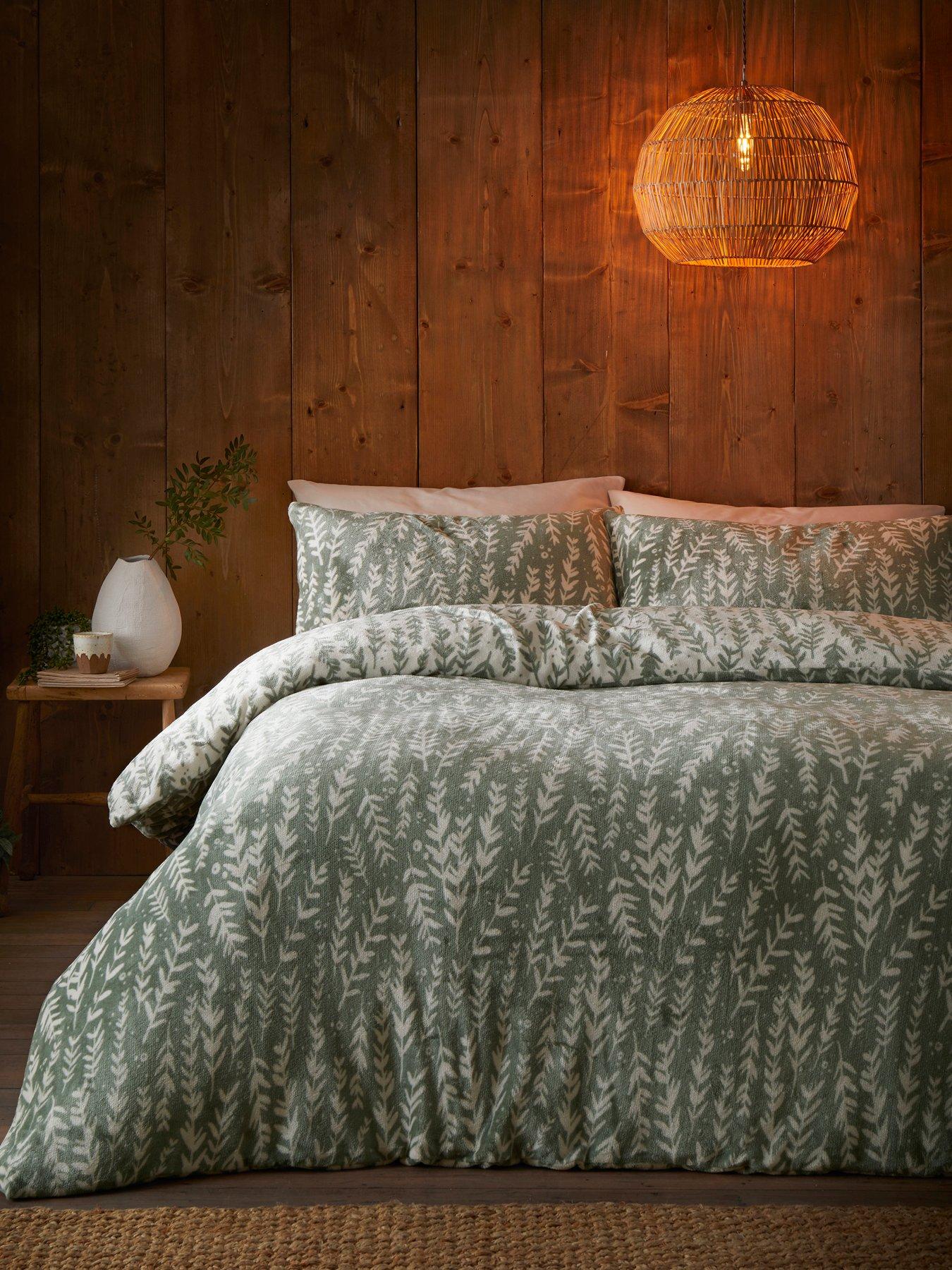 undefined Winter Foliage -fleece Single Duvet Cover Set